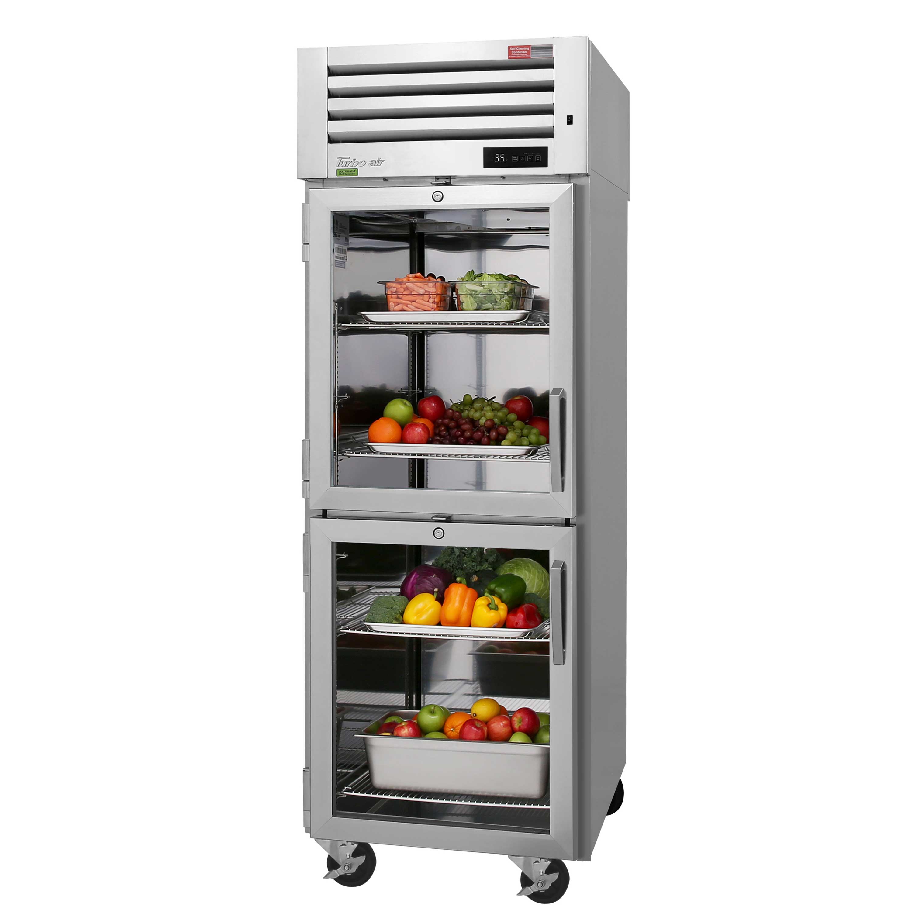 Turbo Air, PRO-26-2R-GS-PT-N, Refrigerator, Pass-Thru