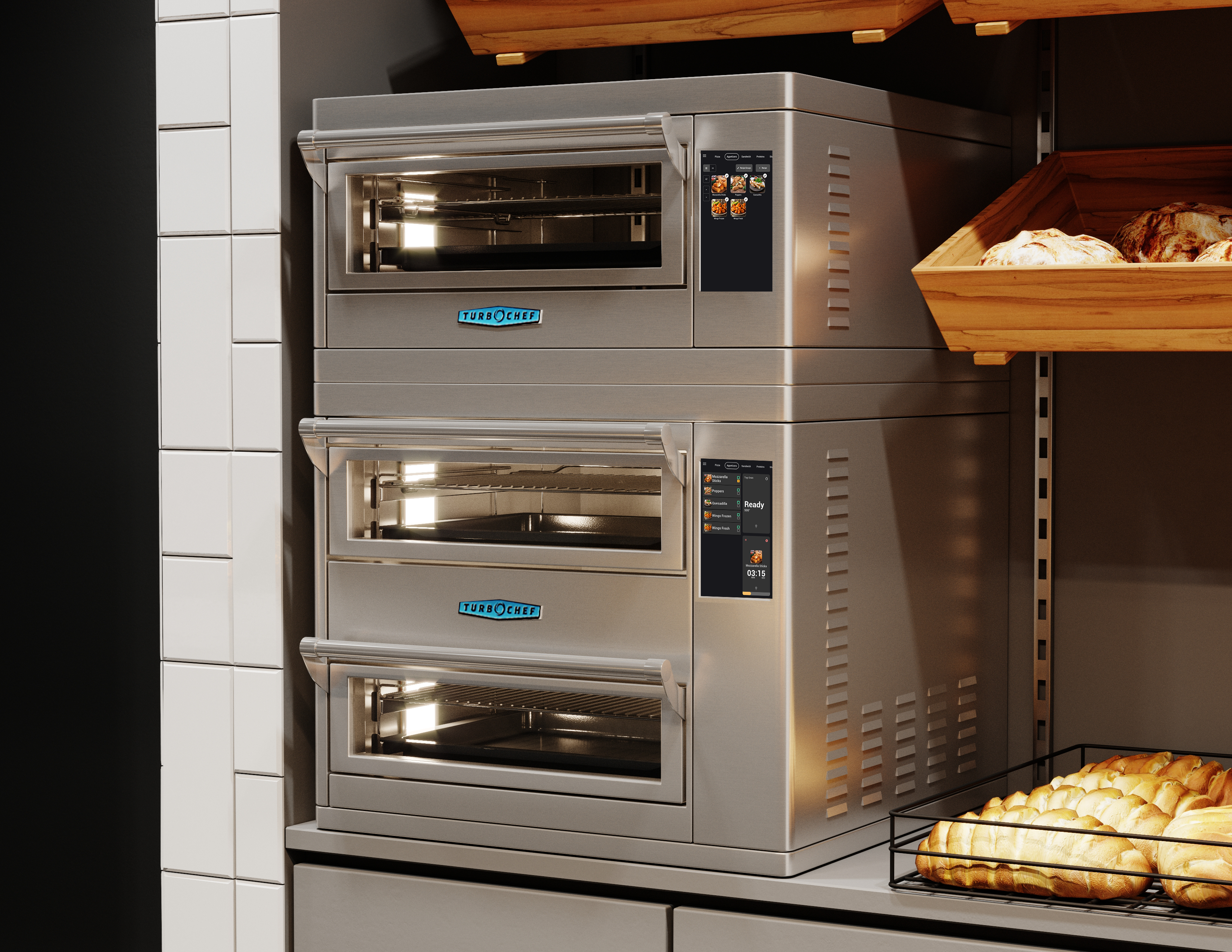 TurboChef, Double Batch, High Speed Impingement Oven, 208-240V, Electric, 18.1 Inch