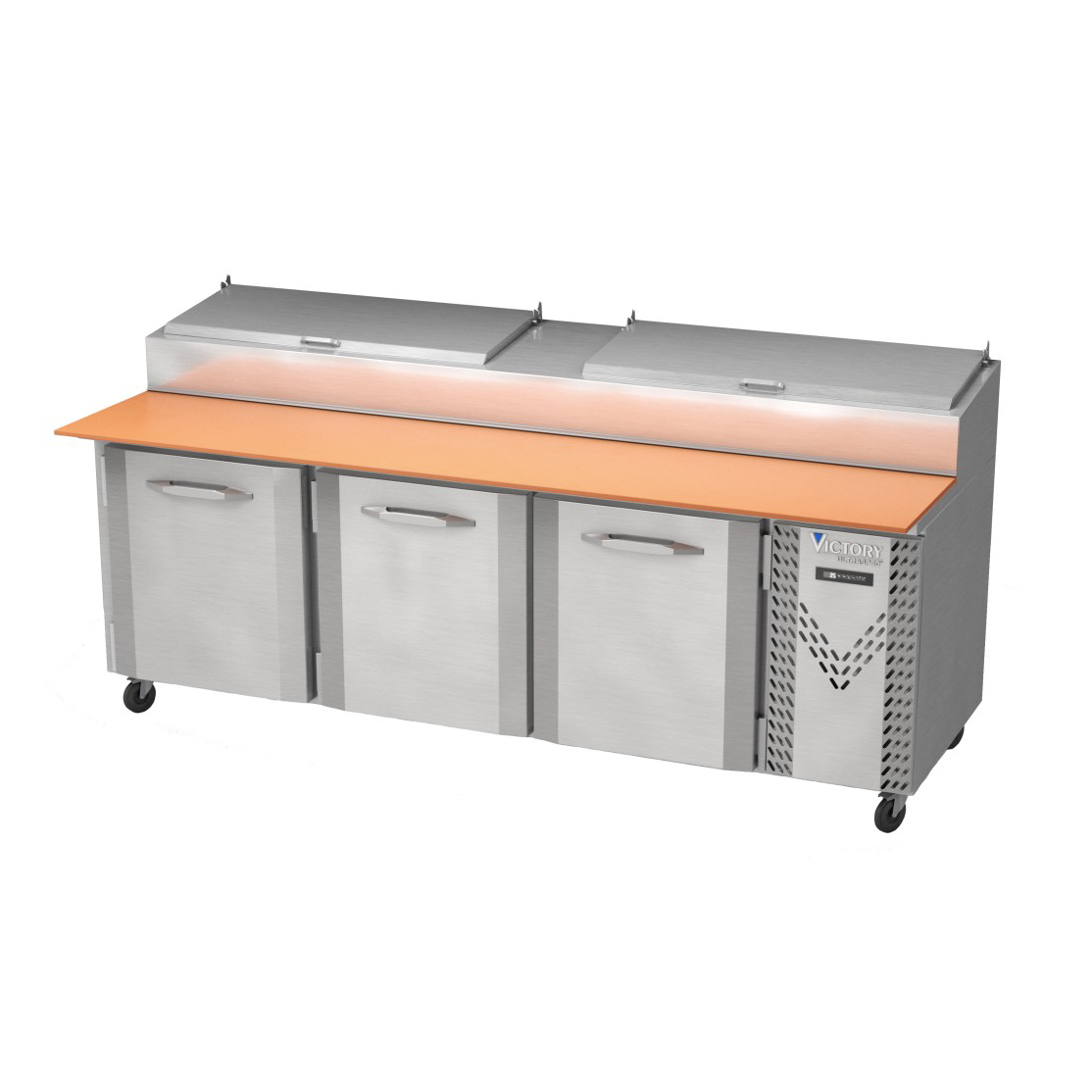 Victory Refrigeration, VPP93, Refrigerated Counter, Pizza Prep Table