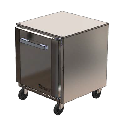 Victory Refrigeration, VUF27HC, Freezer, Undercounter, Reach-In