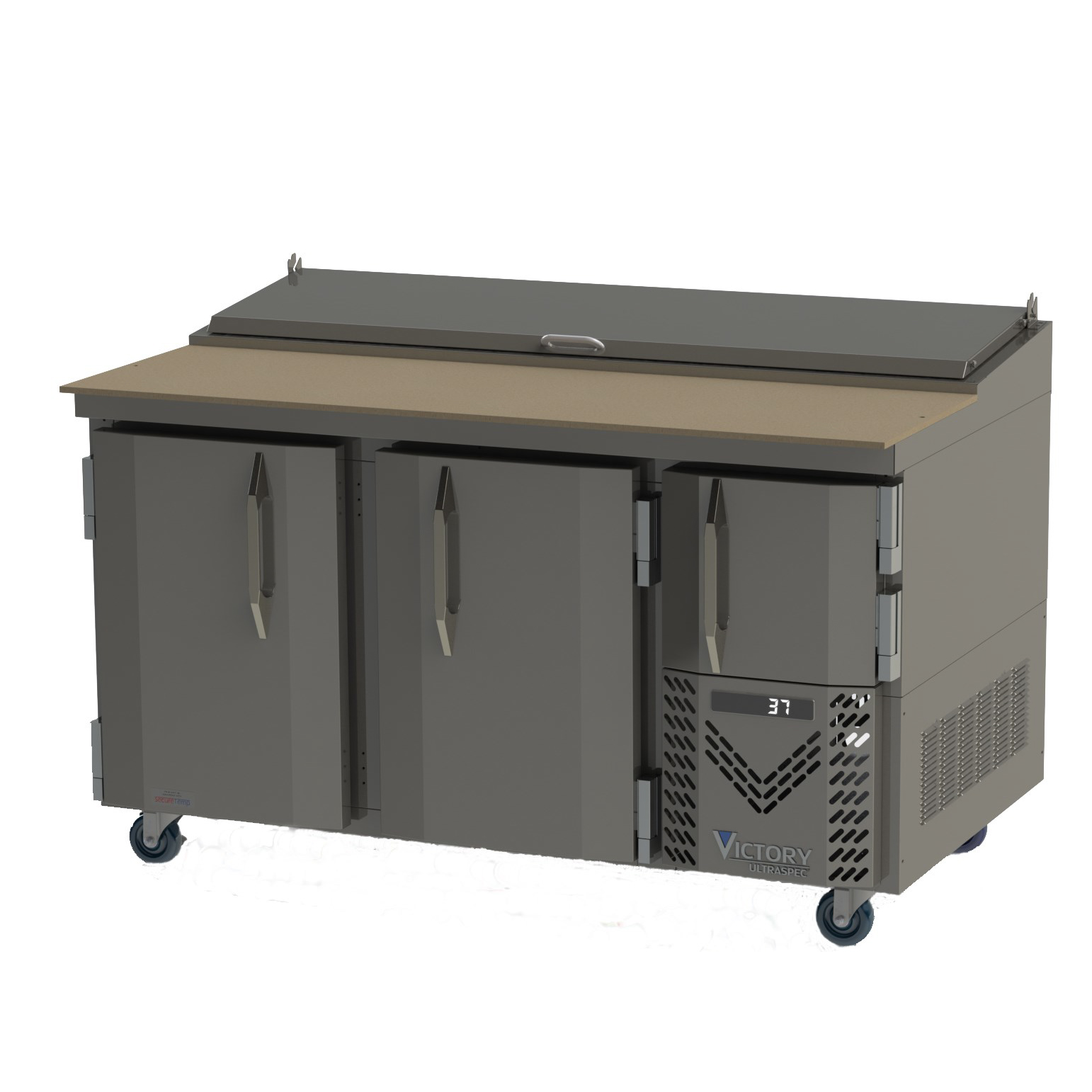 Victory Refrigeration, VPP60, Refrigerated Counter, Pizza Prep Table