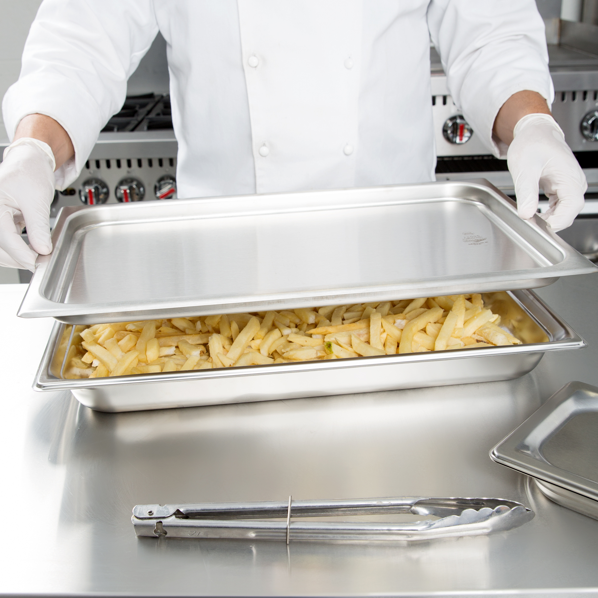 Vollrath, 70005, Steam Table Pan Cover, Stainless Steel, Full Size