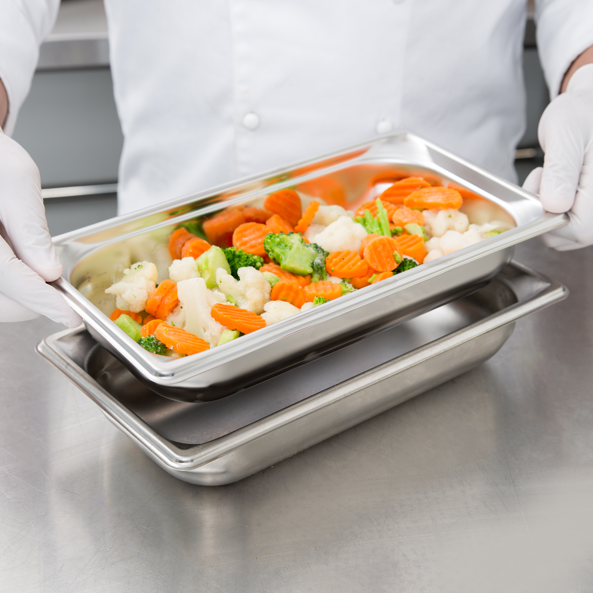 Vollrath, 90323, Steam Table Pan, Stainless Steel, 1/3 Size, Plastic