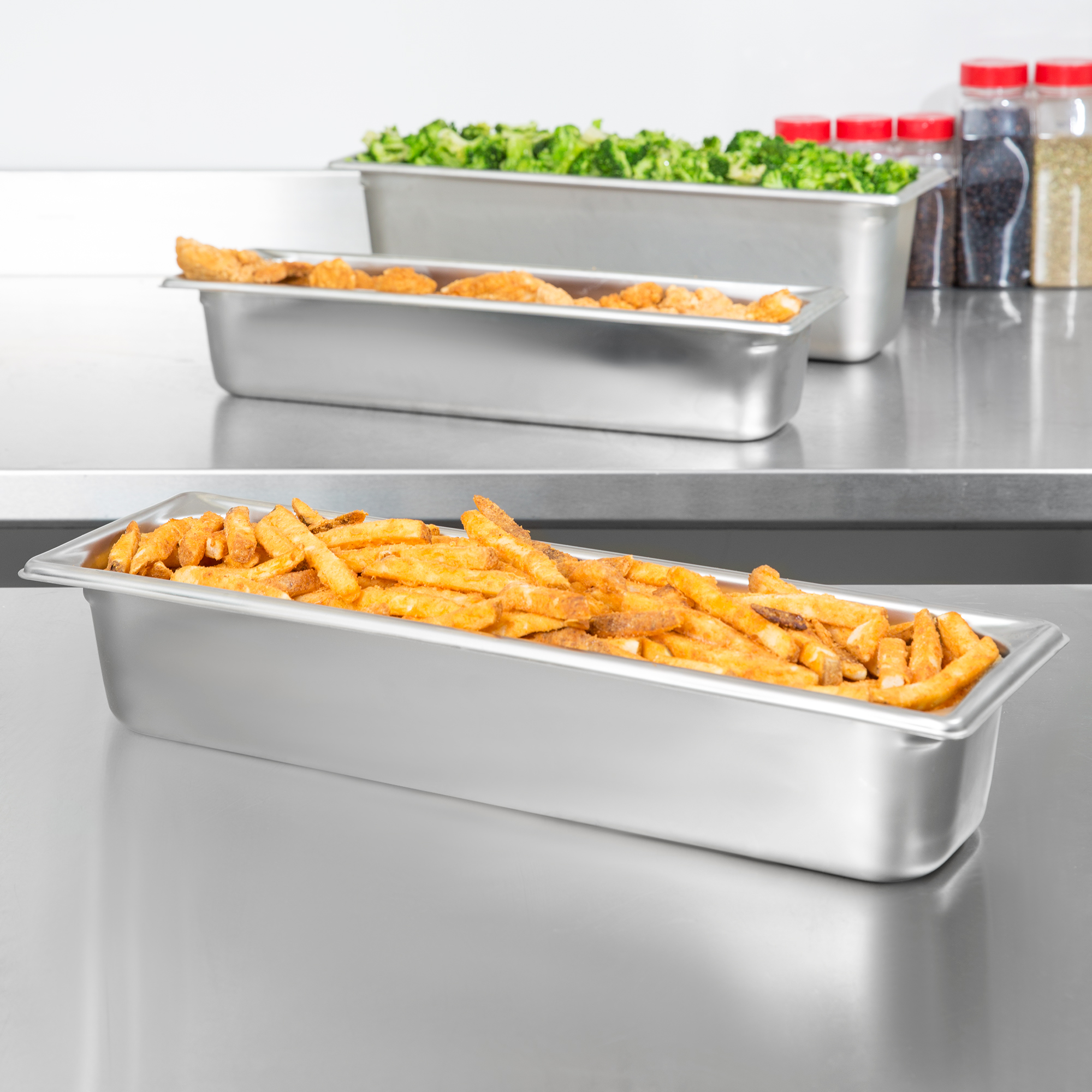 Vollrath, 30542, Steam Table Pan, Stainless Steel, 1/2 Size
