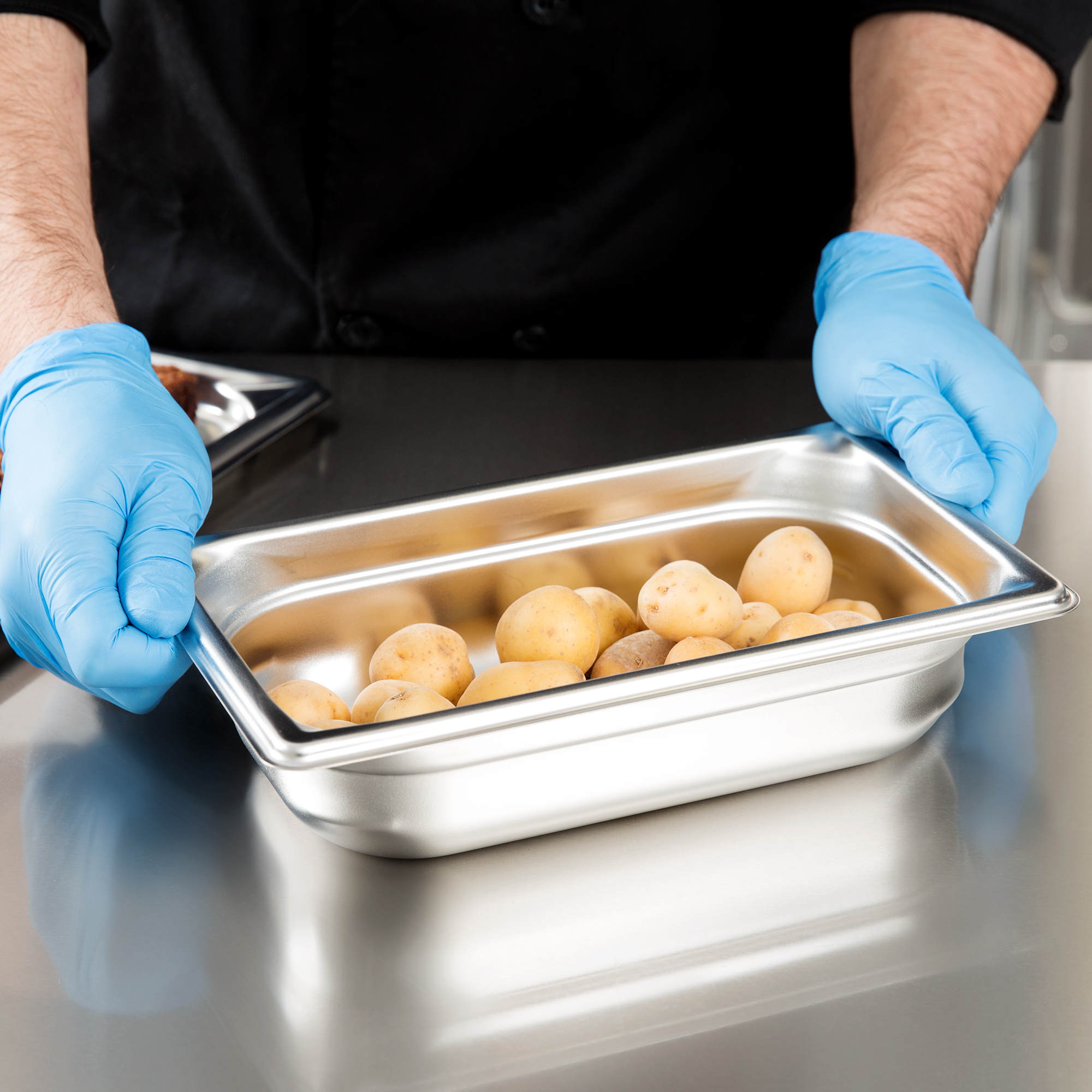 Vollrath, 90422, Steam Table Pan, Stainless Steel, 1/4 Size, Plastic
