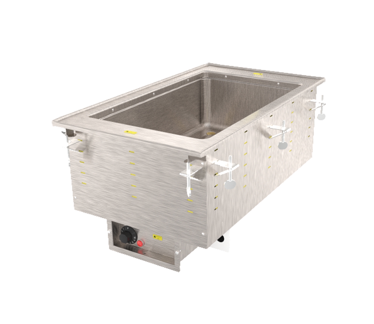 Vollrath, 3646610HD, Hot Food Well Unit, Drop-In, Electric