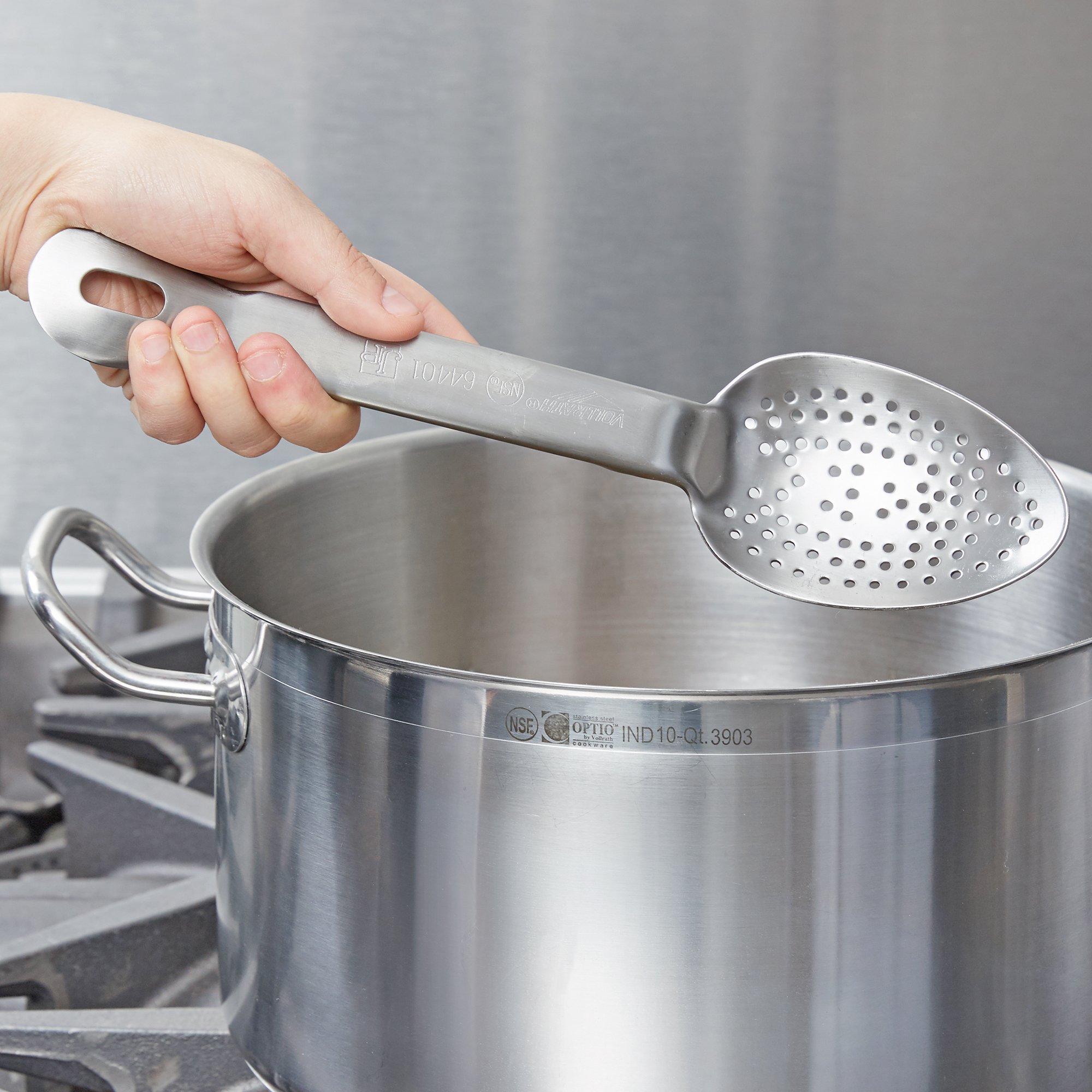 Vollrath, 64401, Serving Spoon, Perforated, Stainless Steel