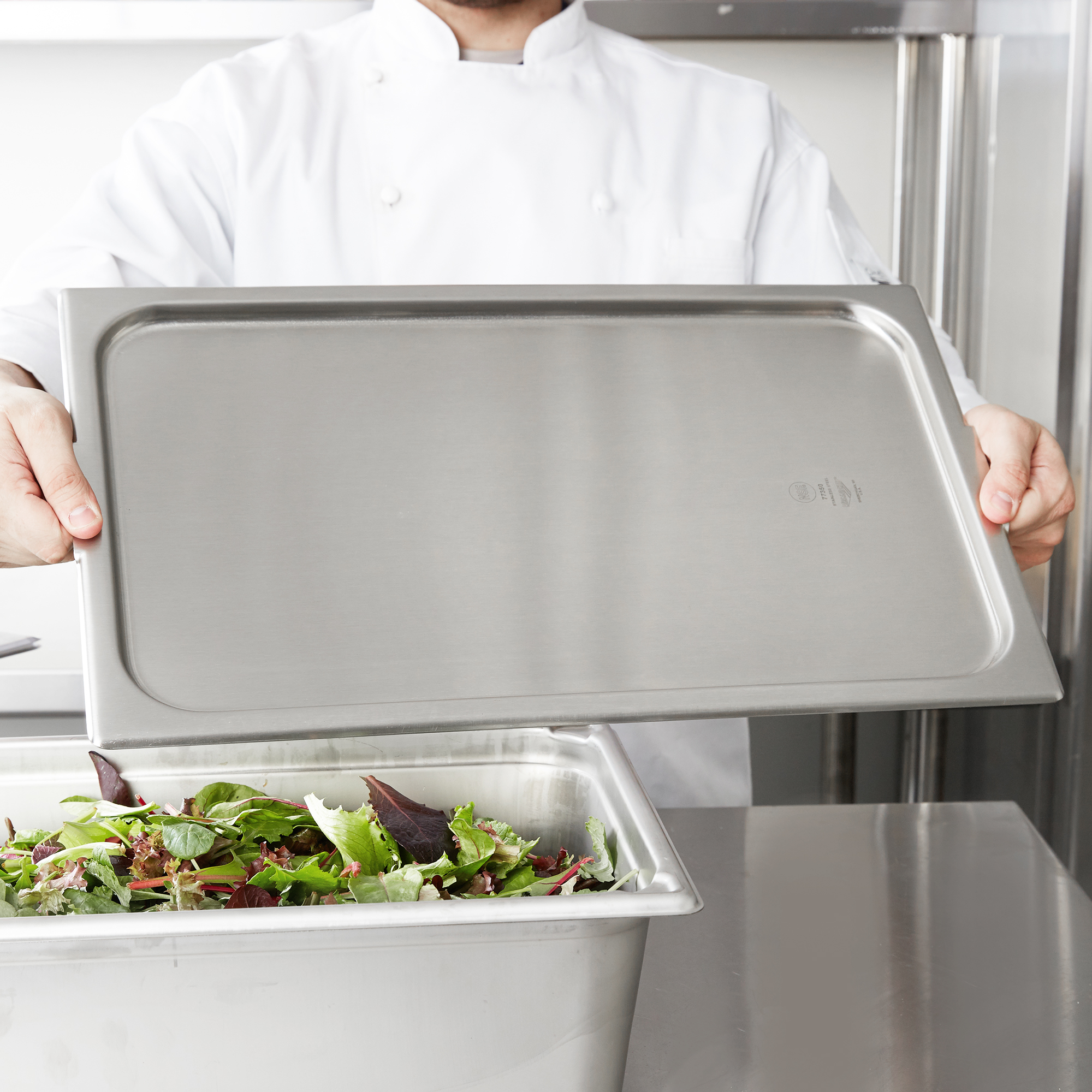 Vollrath, 77350, Steam Table Pan Cover, Stainless Steel, Full Size