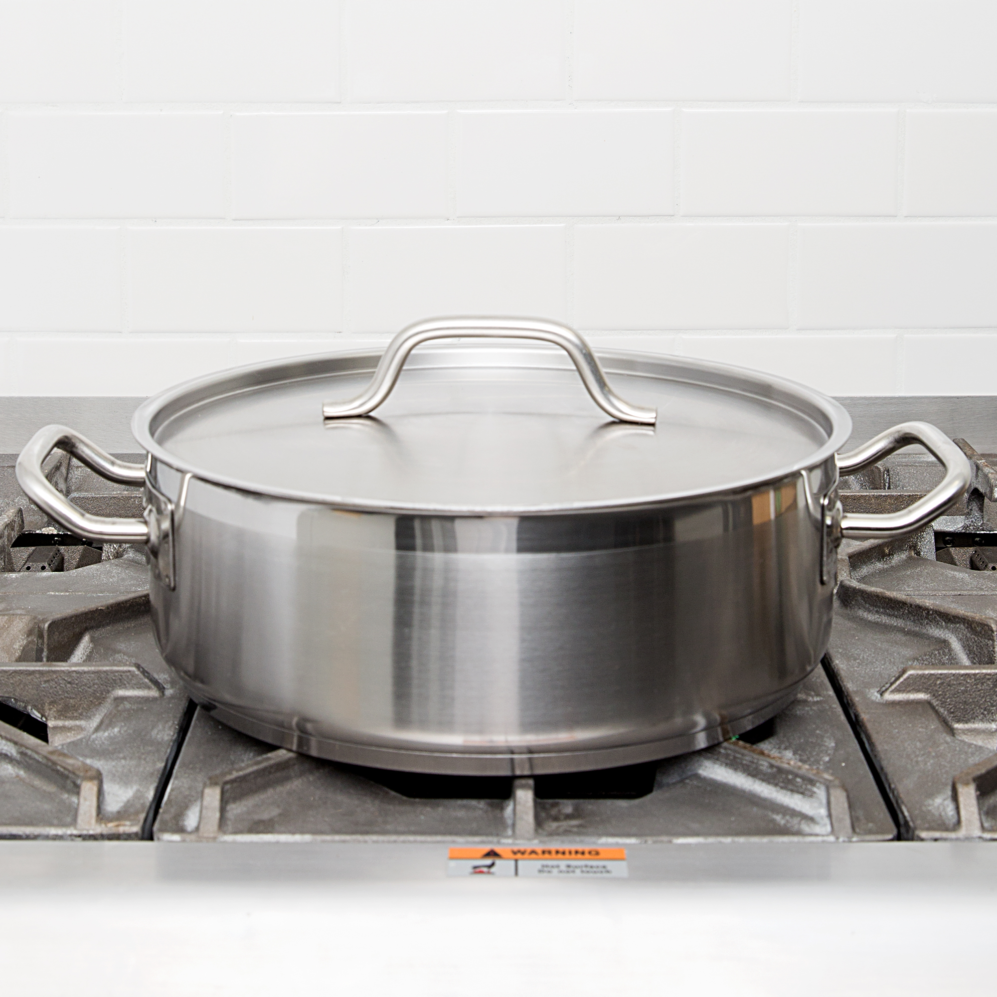 Vollrath, 3810, Brazier Pan, 10 Quart, Stainless Steel