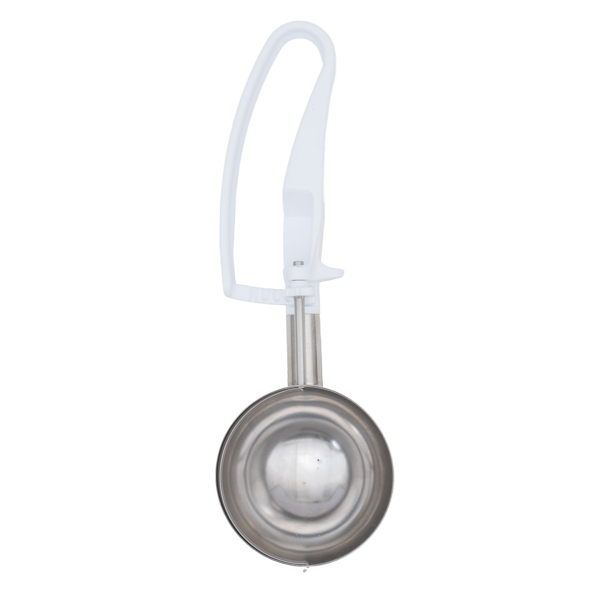 Vollrath, 47390, Disher, Standard Round Bowl, Stainless Steel, White, 6