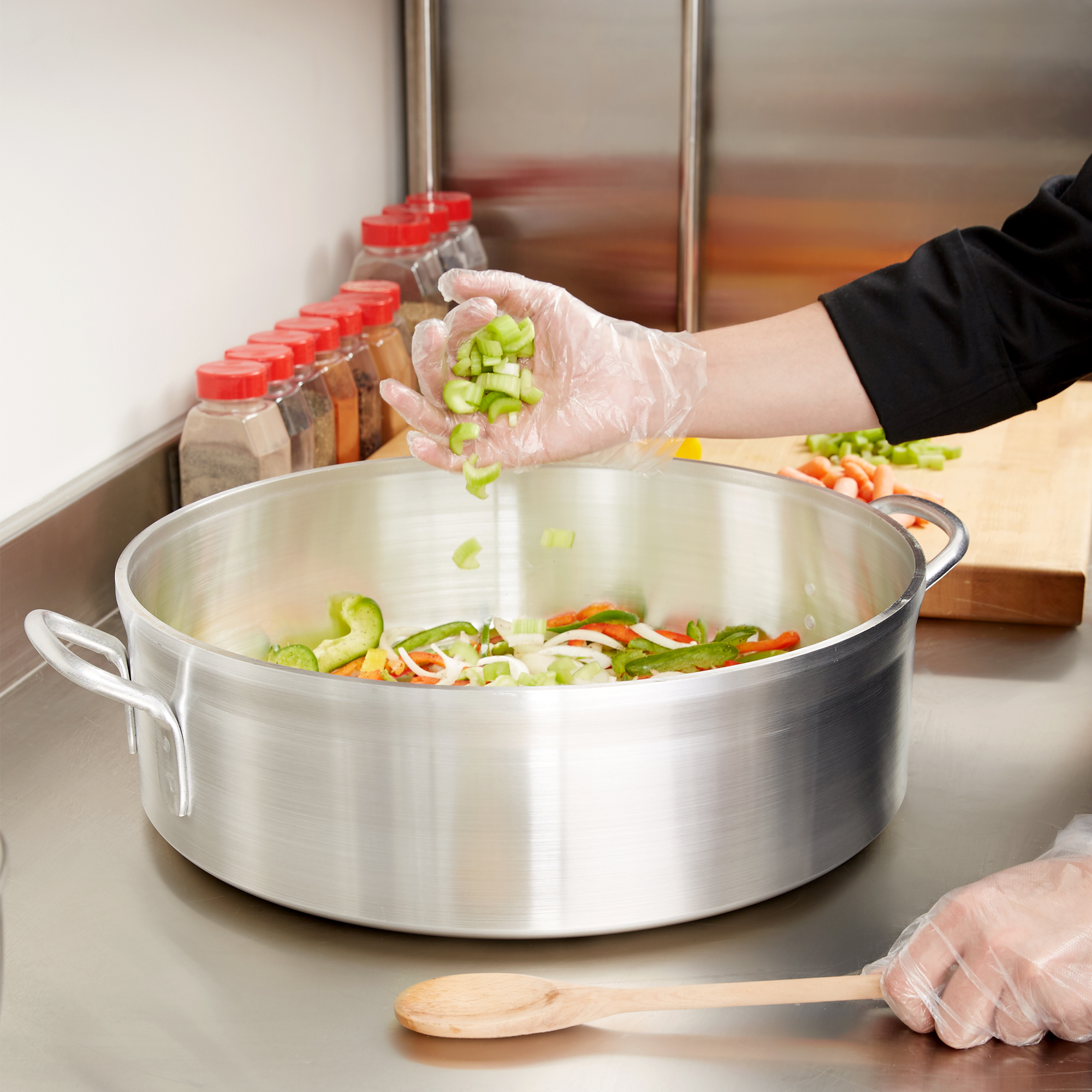 Vollrath, 68224, Brazier Pan, 24 Quart, Aluminum, Made In USA