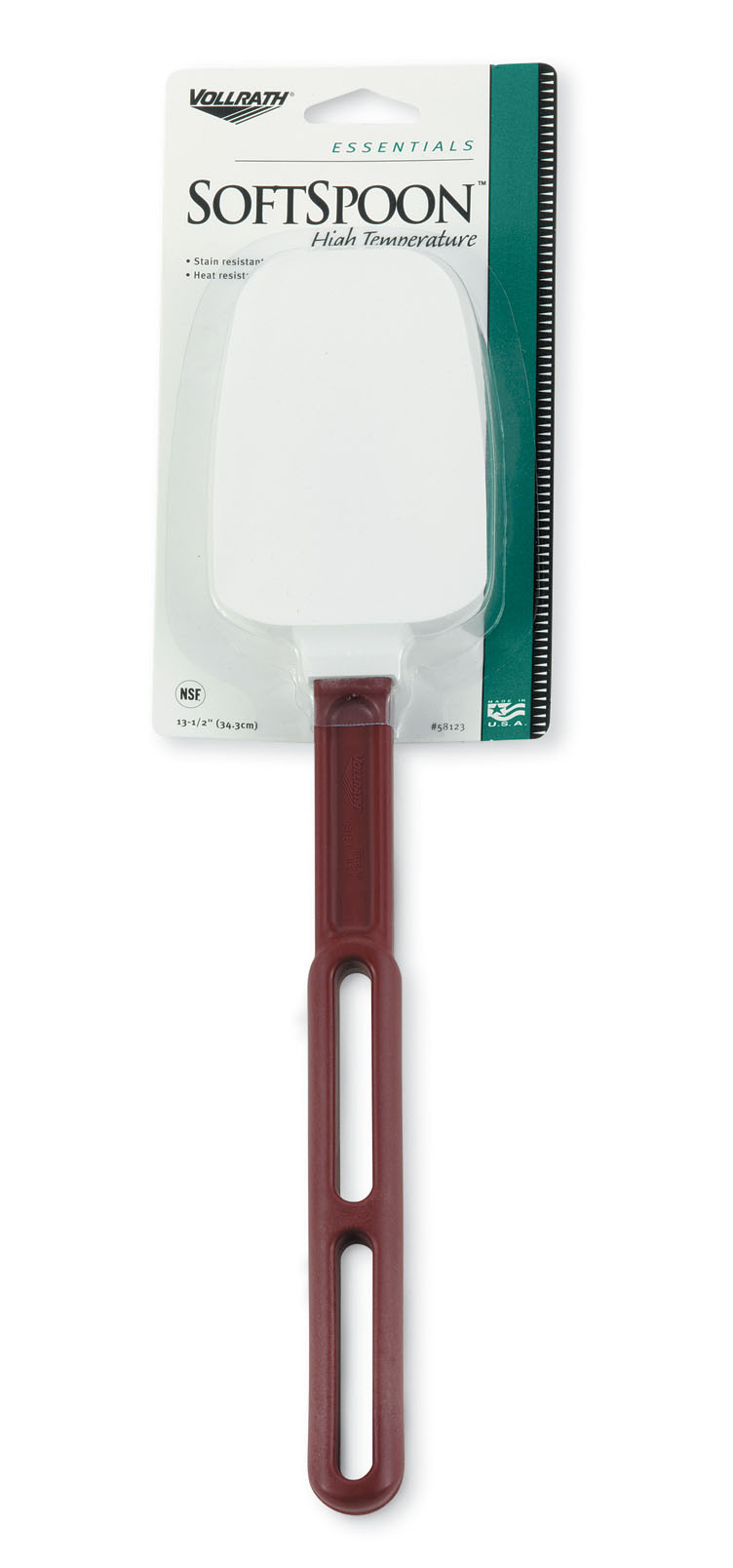 Vollrath, 58123, Spatula, Plastic, Polypropylene, Red