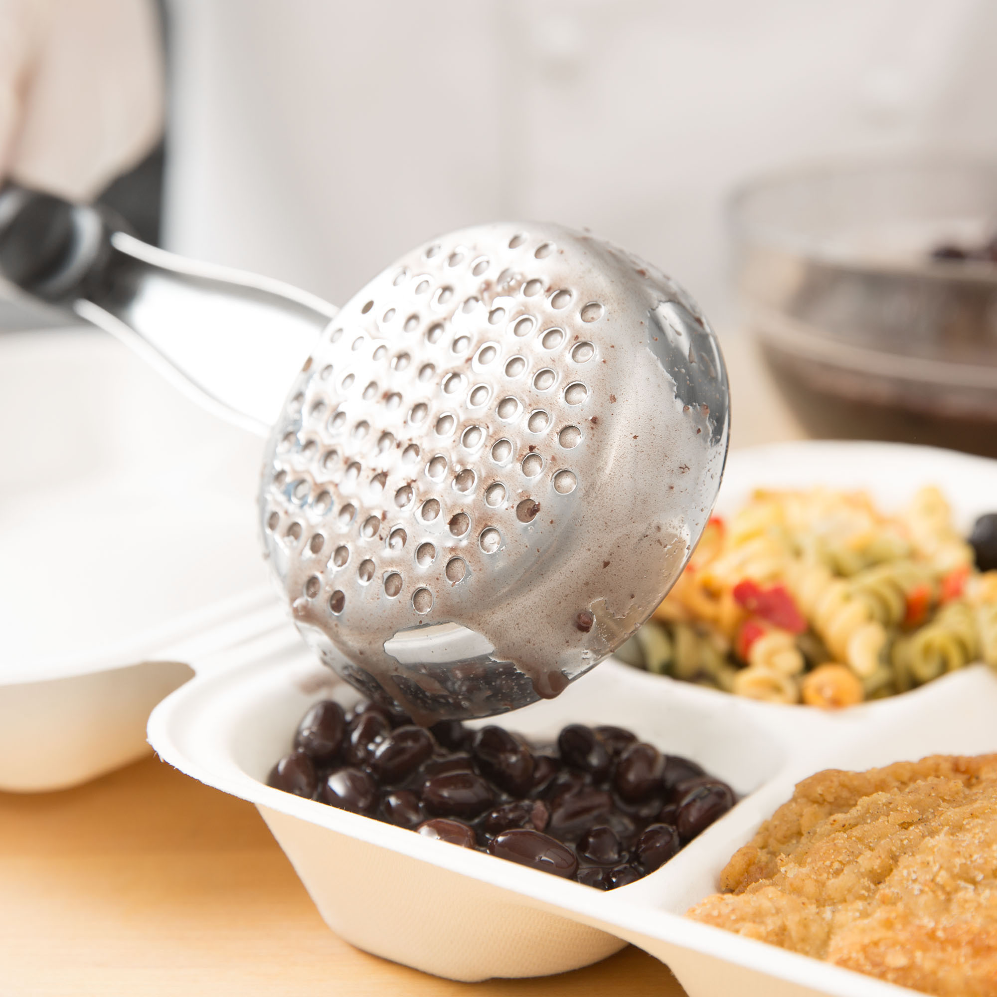 Vollrath, 6432420, Spoon, Portion Control, Black, Nylon