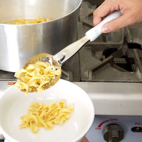 Vollrath, 6414215, Serving Spoon, Perforated, White, Nylon