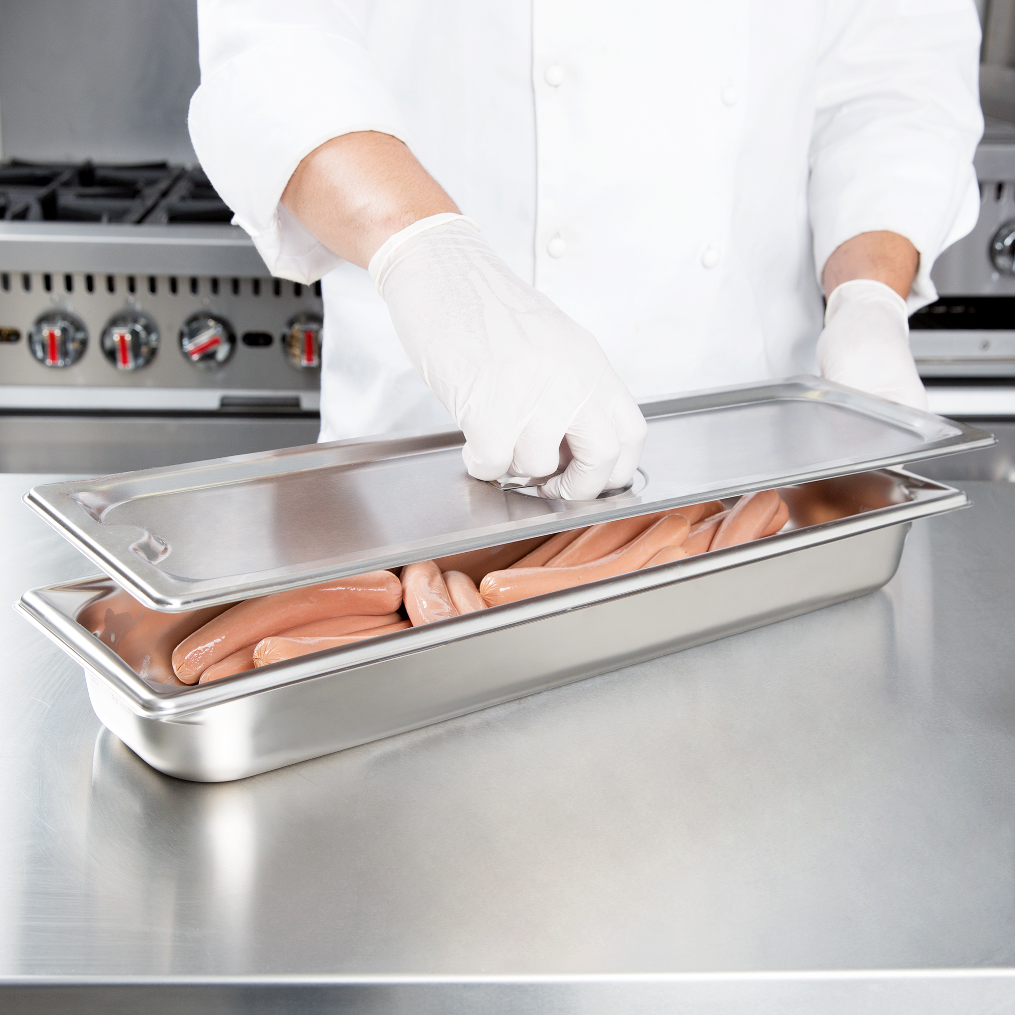 Vollrath, 93500, Steam Table Pan Cover, Stainless Steel