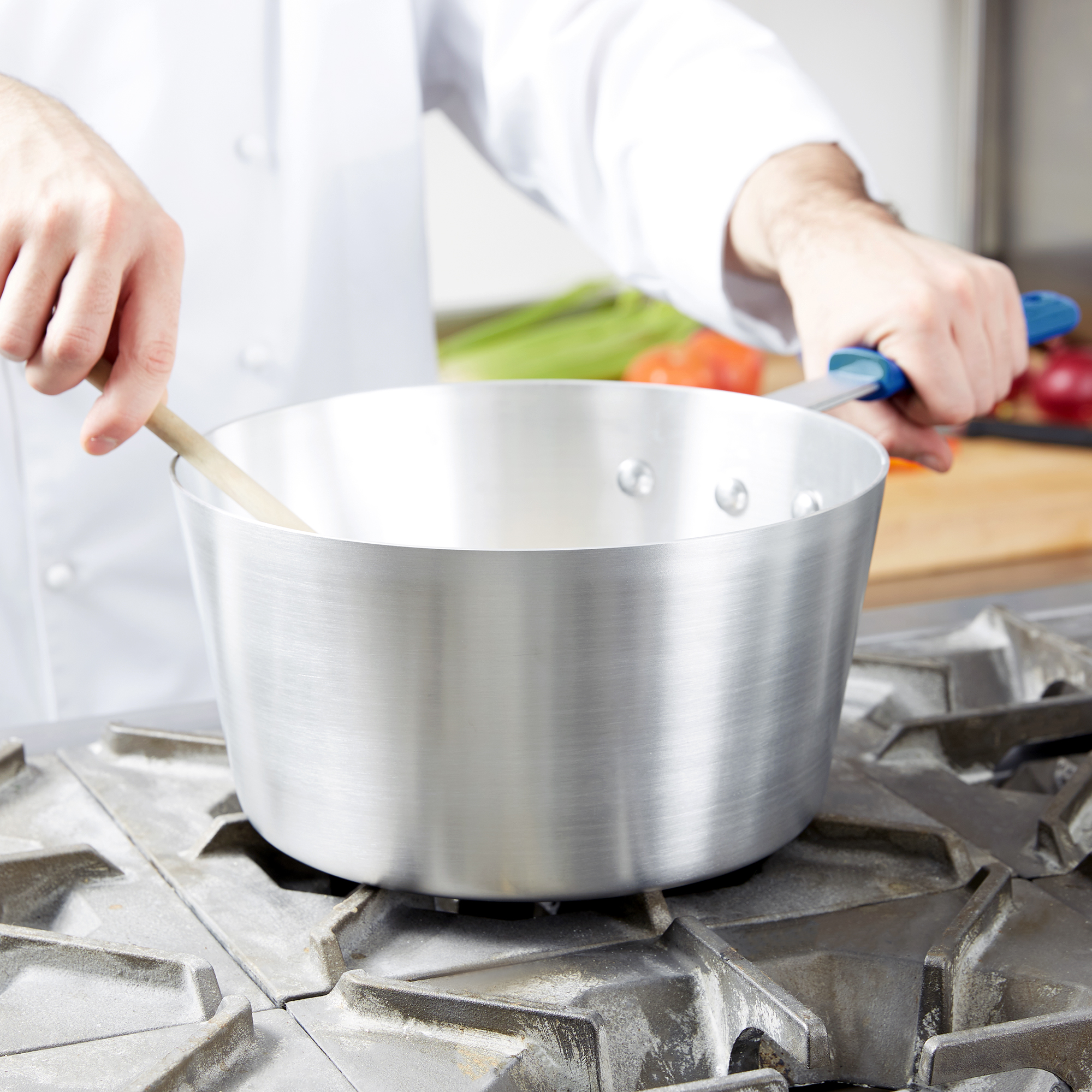 Vollrath, 4347, Sauce Pan, 7 Quart, Aluminum Alloy, Tapered