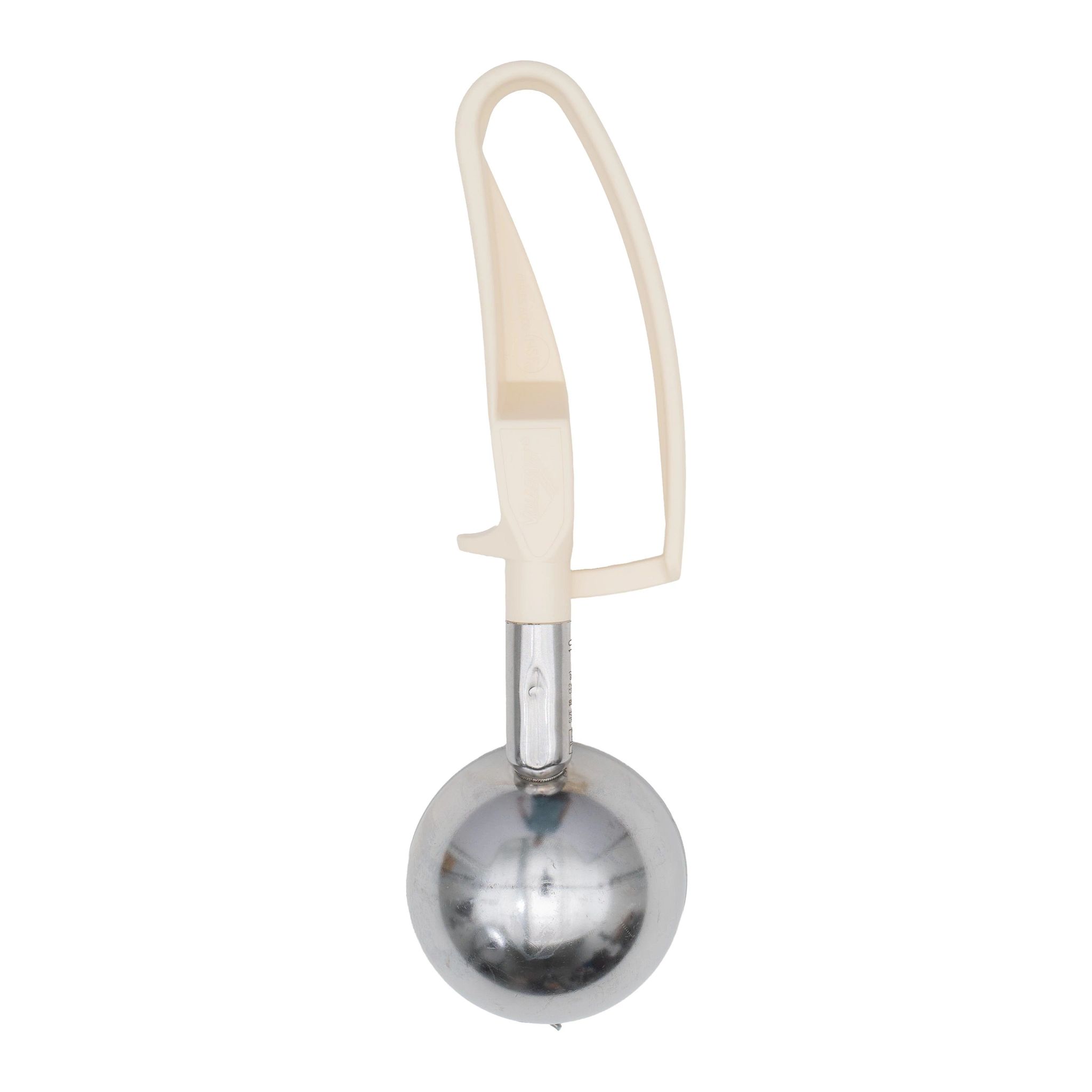 Vollrath, 47392, Disher, Standard Round Bowl, Stainless Steel, Ivory, 10