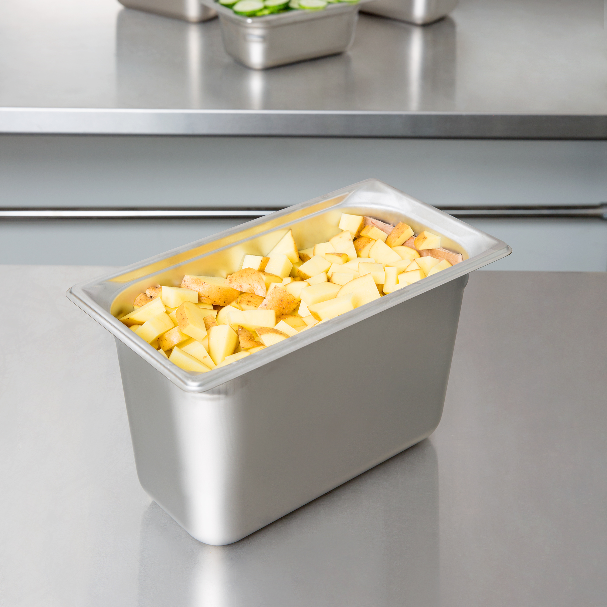 Vollrath, 90382, Steam Table Pan, Stainless Steel, 1/3 Size, Plastic