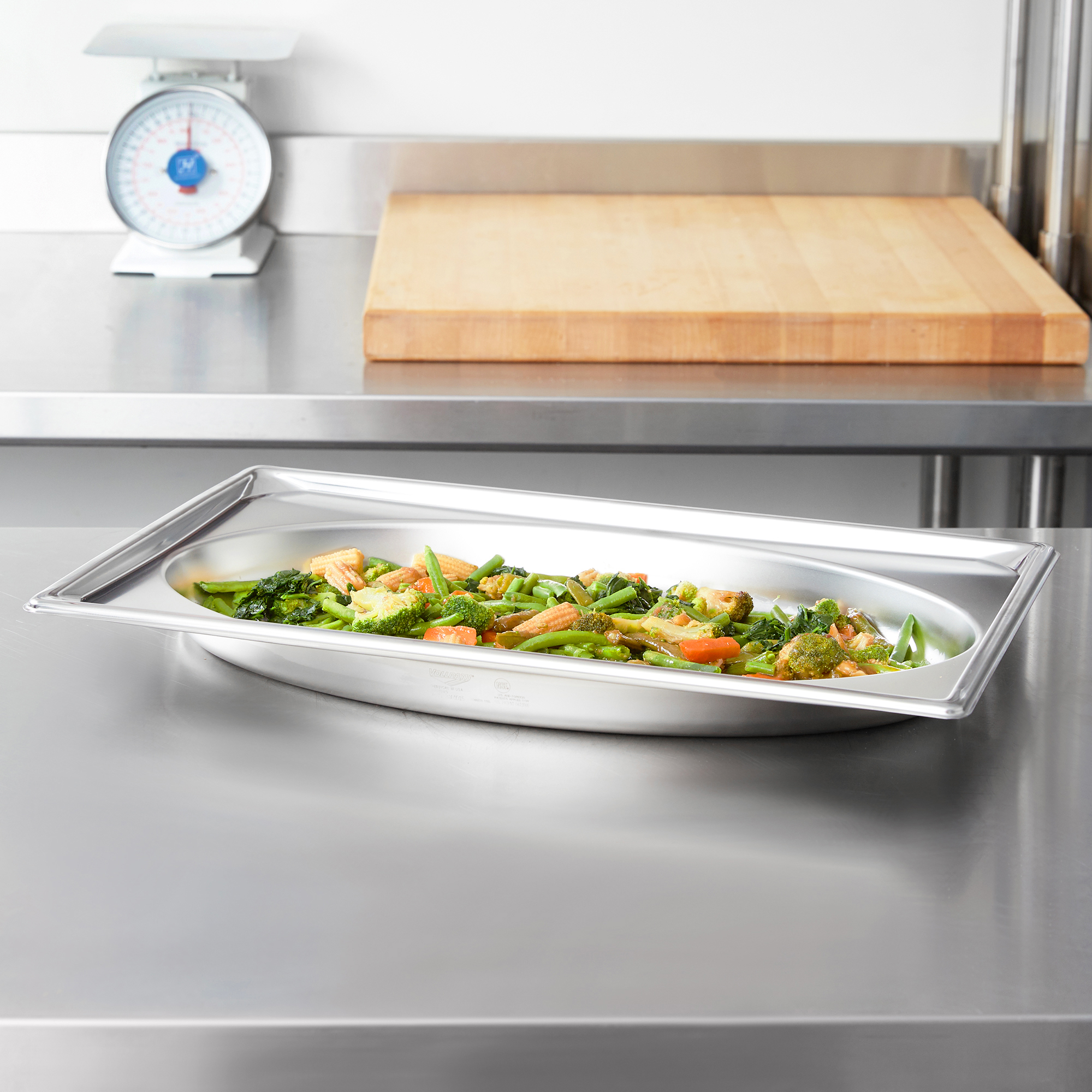 Vollrath, 3101015, Steam Table Pan, Stainless Steel, Oval