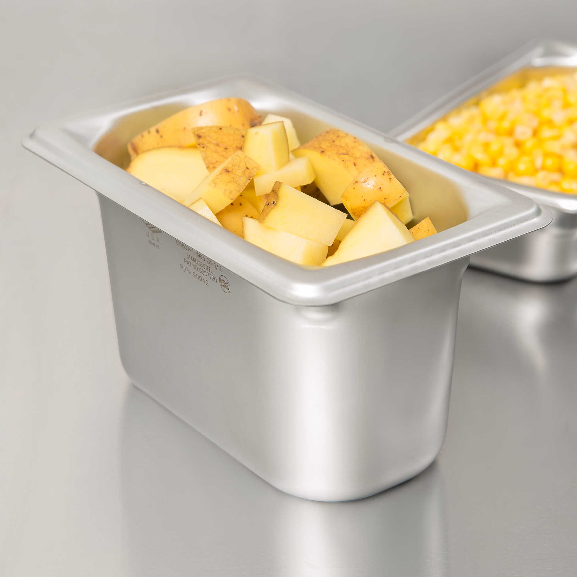 Vollrath, 90942, Steam Table Pan, Stainless Steel, 1/9 Size, Plastic