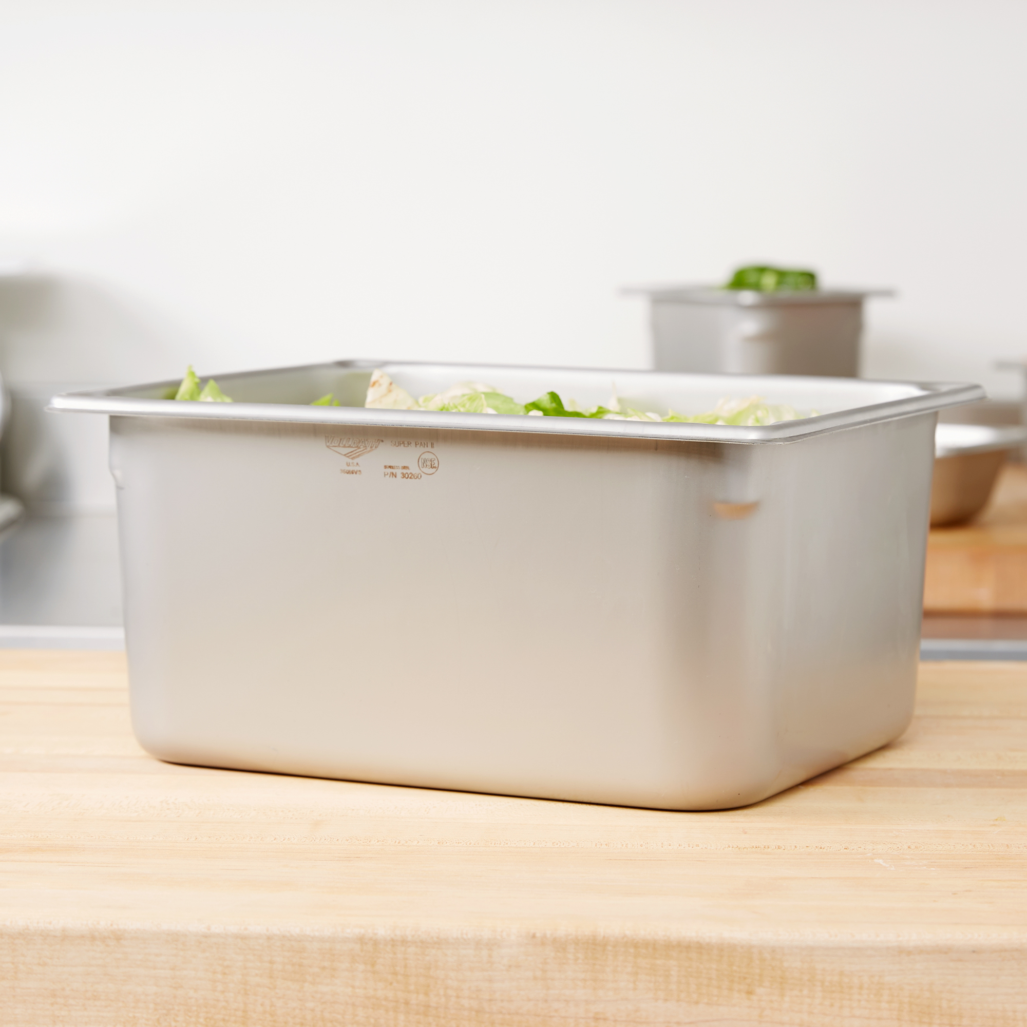 Vollrath, 30260, Steam Table Pan, Stainless Steel, 1/2 Size