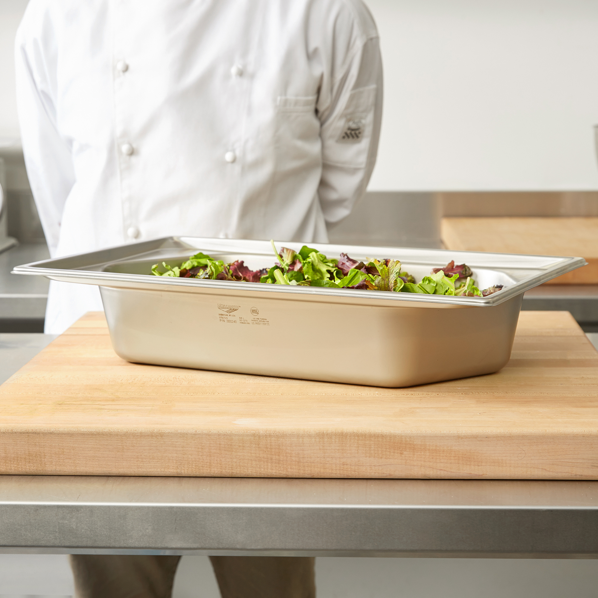 Vollrath, 3101240, Steam Table Pan, Stainless Steel, Full Size, Hexagon