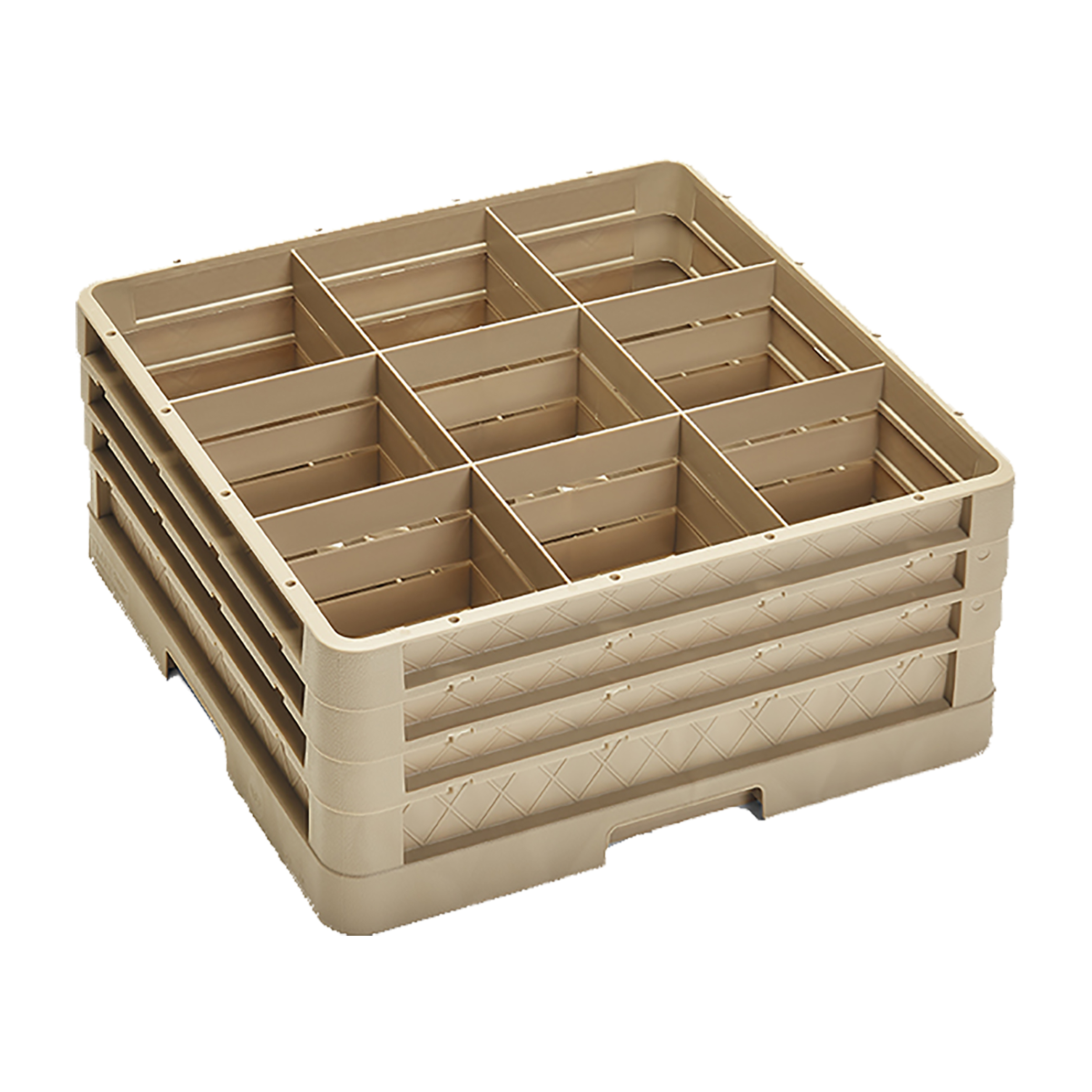 Vollrath, CR10FFF, Dishwasher Rack, Glass Compartment