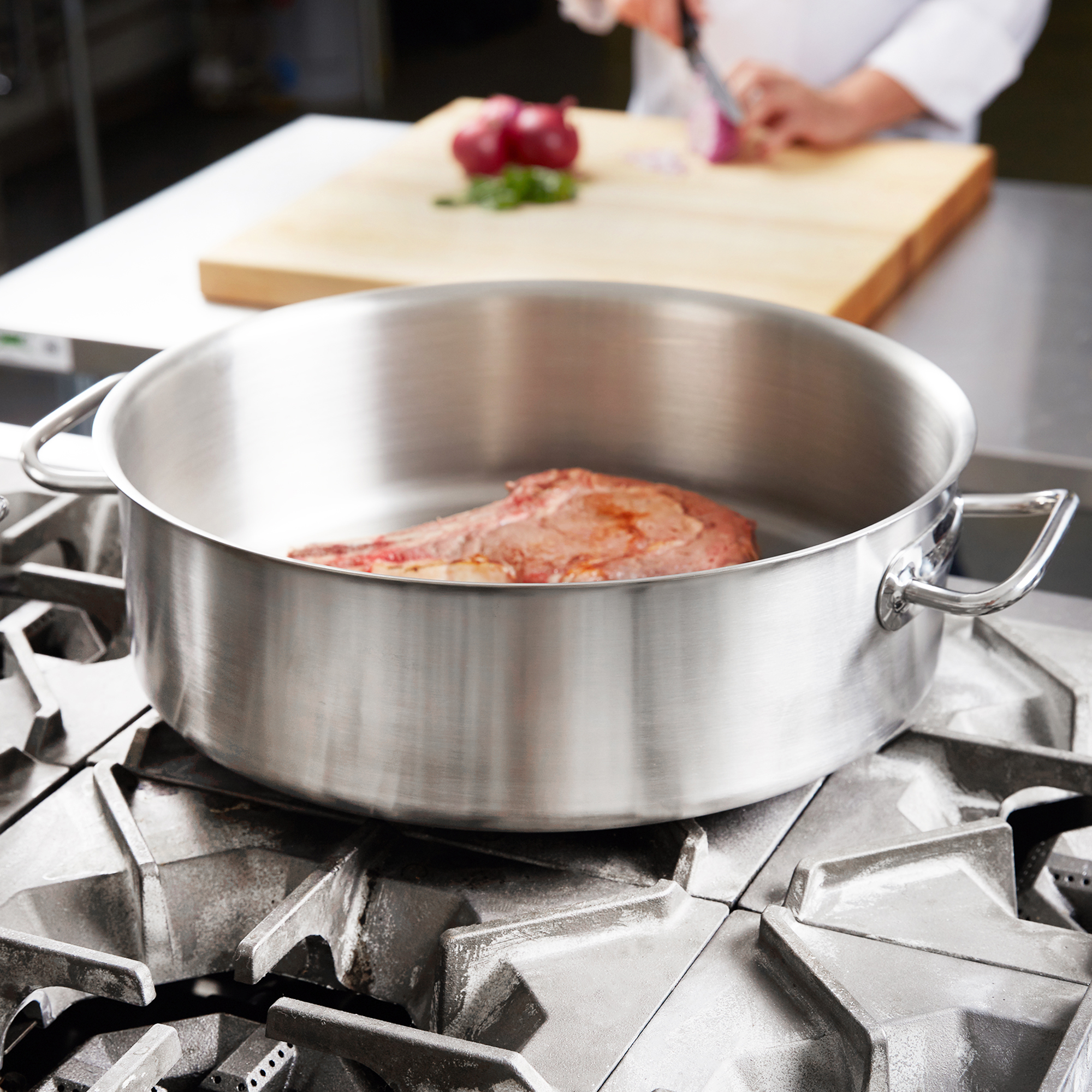 Vollrath, 47760, Brazier Pan, 12 Quart, Aluminum, Solid