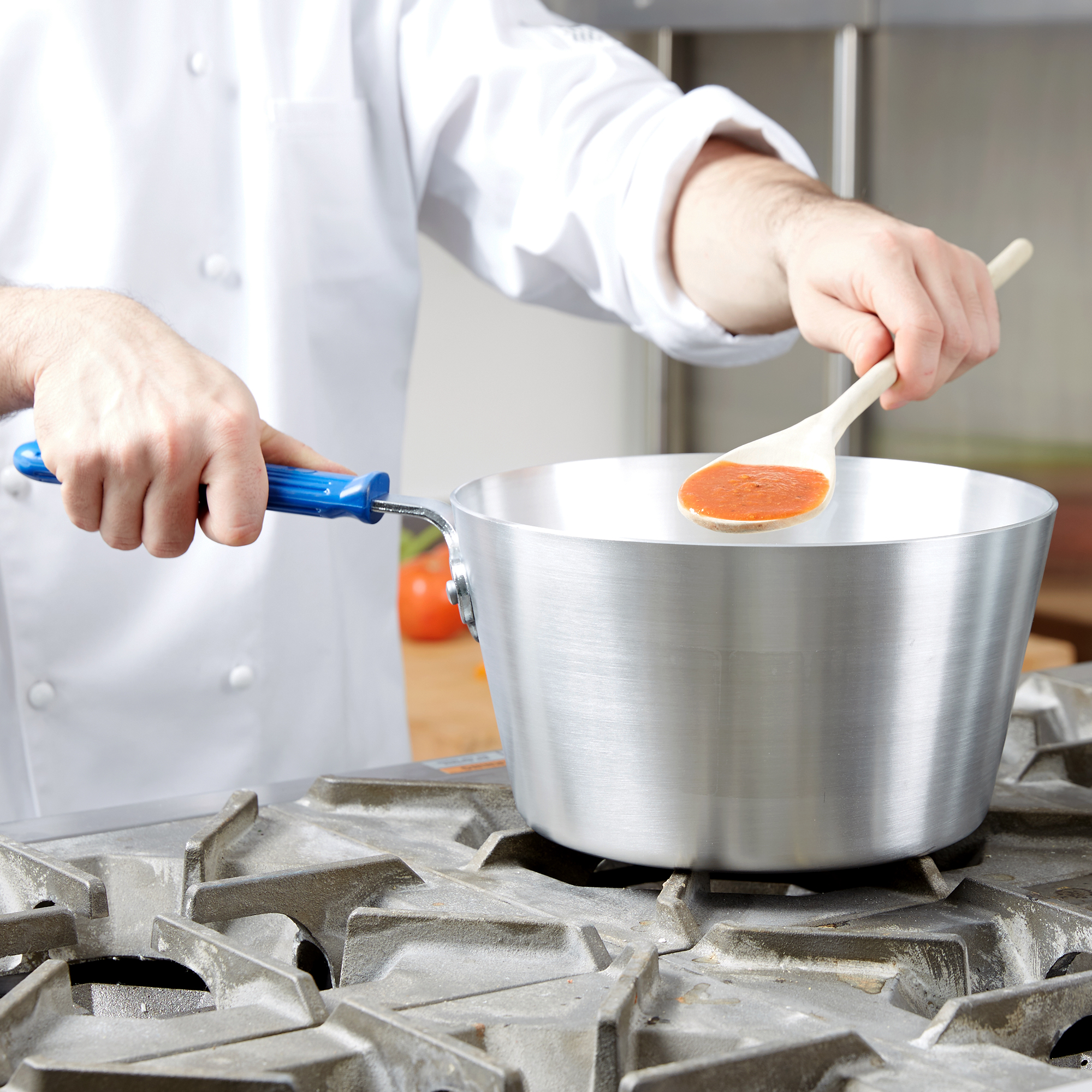 Vollrath, 434512, Sauce Pan, 5-1/2 Quart, Aluminum Alloy, Tapered