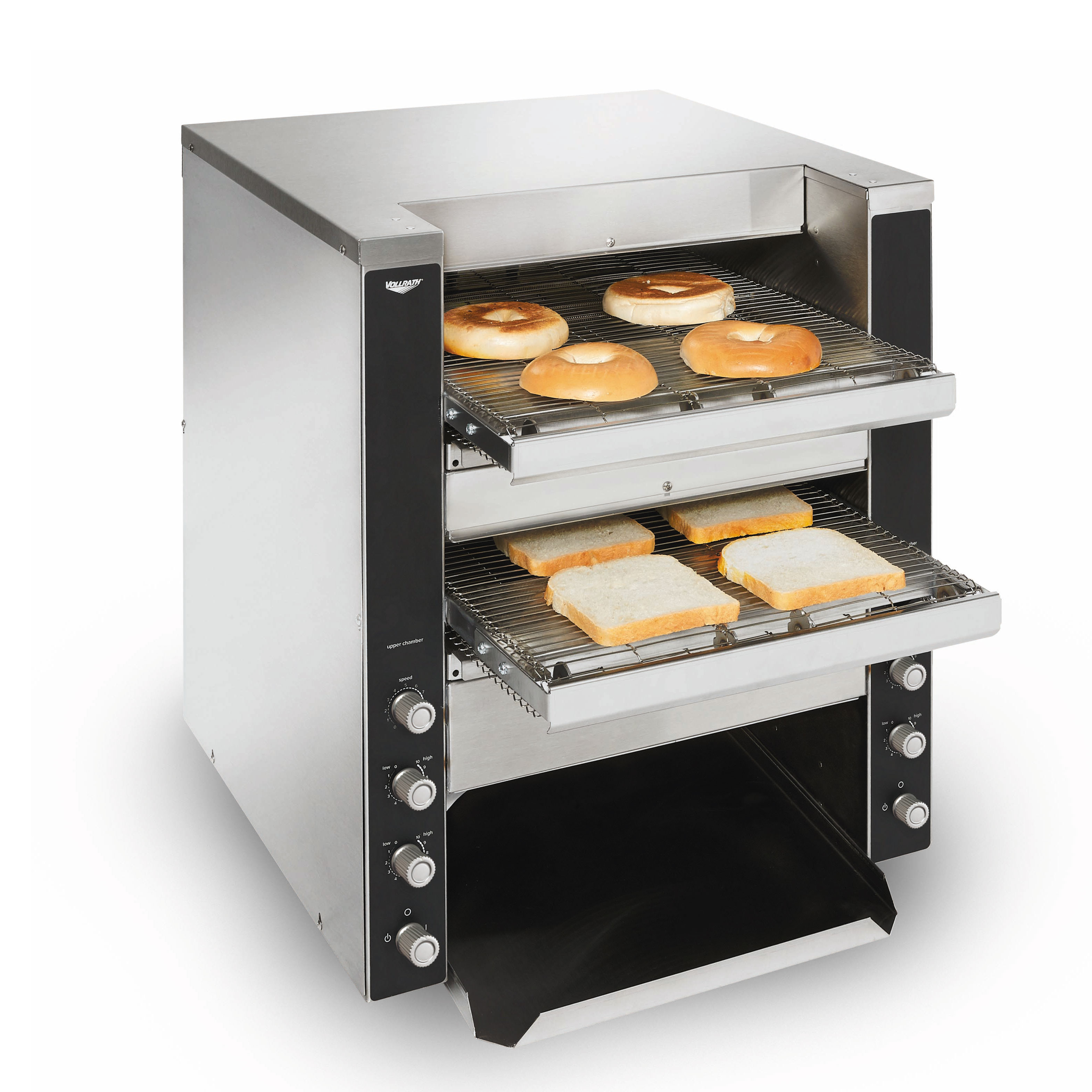 Vollrath, CT4-220DUAL, Toaster, Conveyor Type