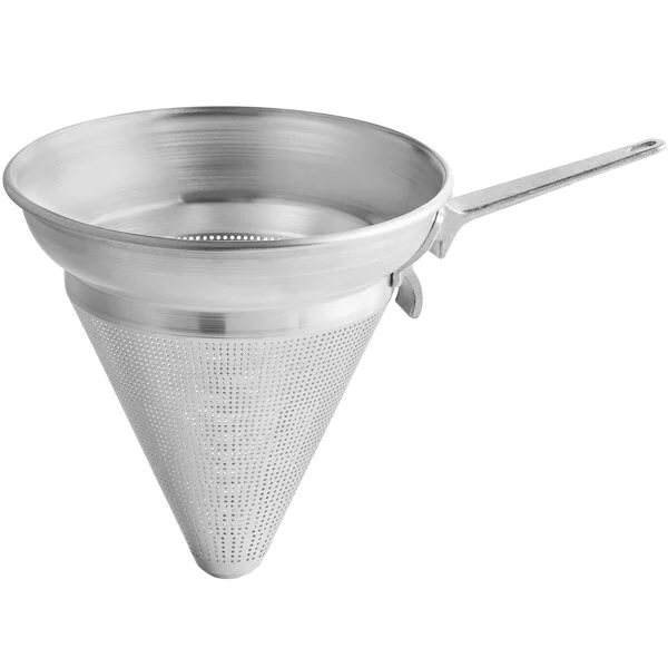 Vollrath, 4700, Strainer, China Cap / Chinois / Bouillon, 5-1/2 Quart, Aluminum, 10.75
