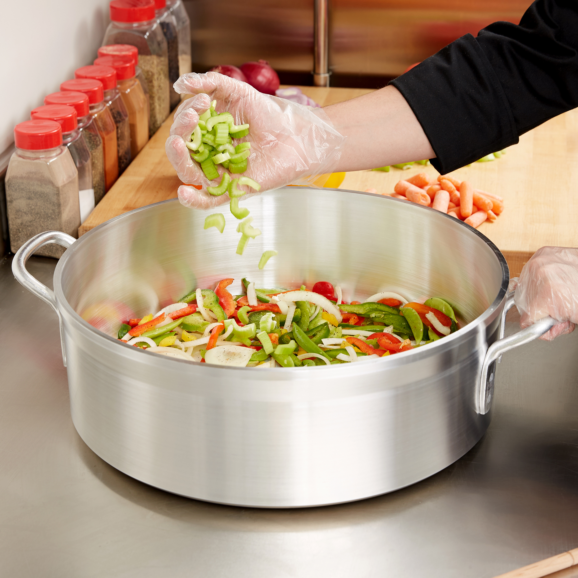 Vollrath, 68218, Brazier Pan, 18 Quart, Aluminum, Made In USA