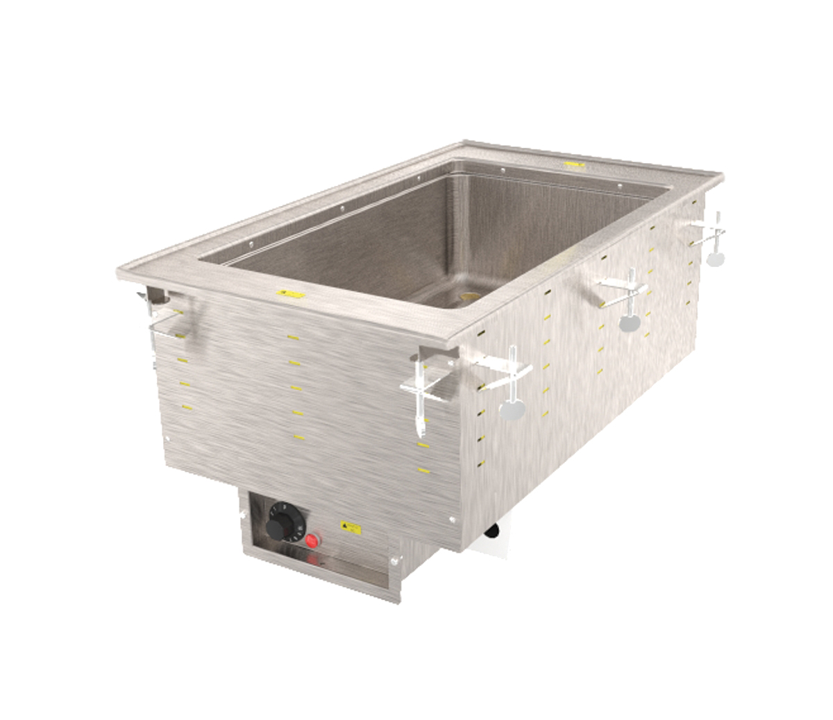 Vollrath, 3646601HD, Hot Food Well Unit, Drop-In, Electric
