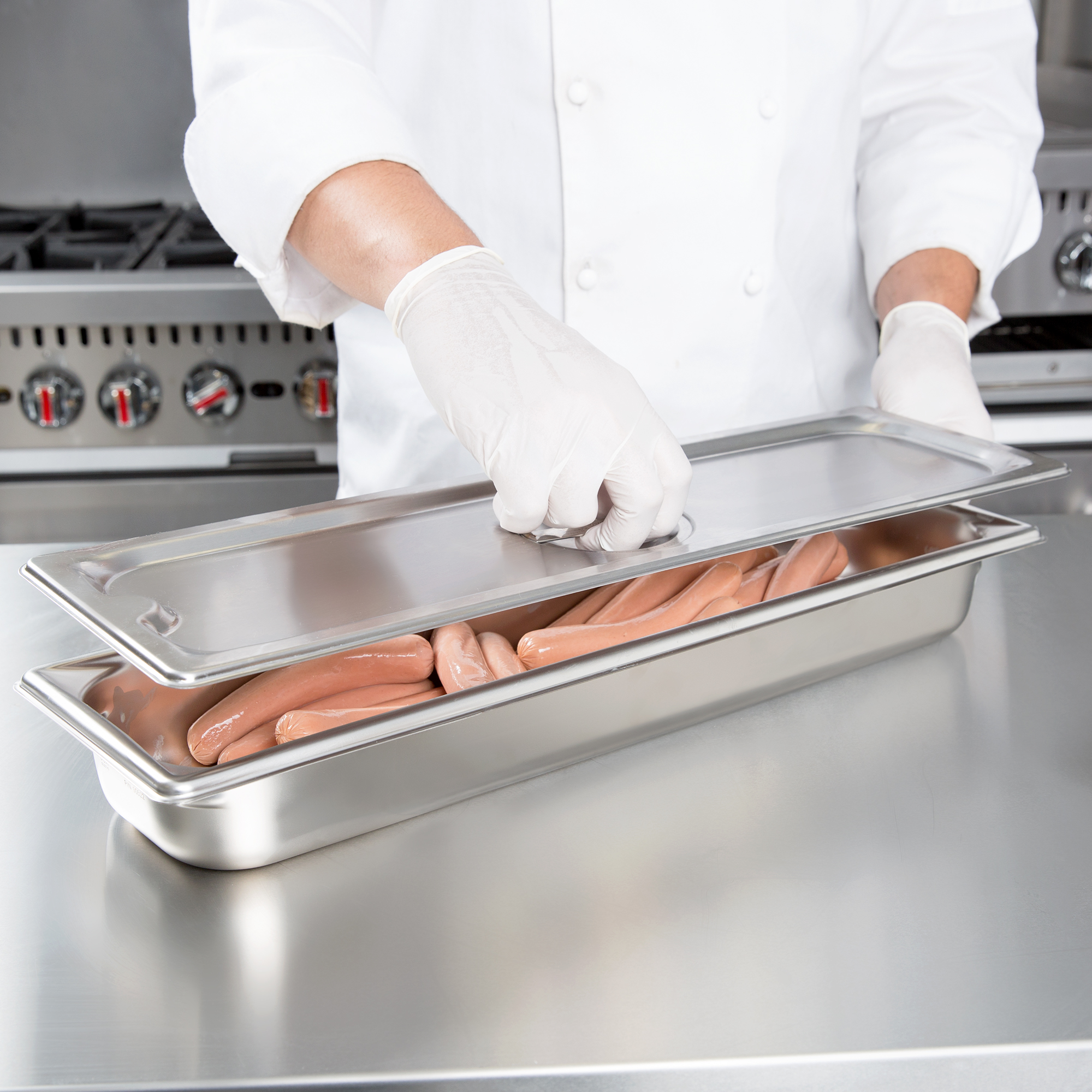 Vollrath, 90522, Steam Table Pan, Stainless Steel, 2/4 Size, Plastic
