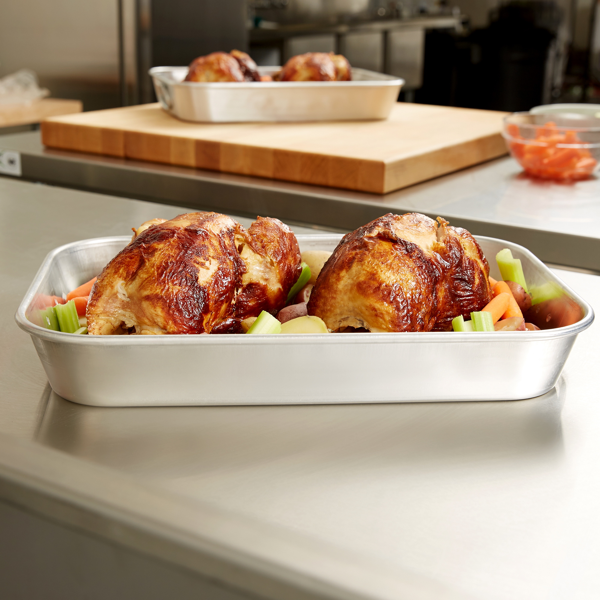 Vollrath, 68250, Roasting Pan, 5-3/8 Quart, Aluminum Alloy, Made In USA