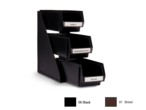 Vollrath, 4843-06, Condiment Organizer Bin Rack