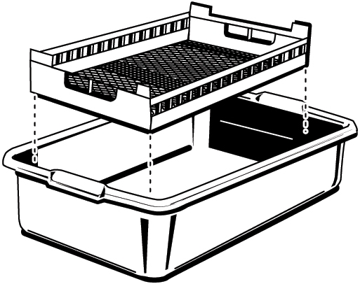 Vollrath, 52827, Dishwasher Rack, for Flatware