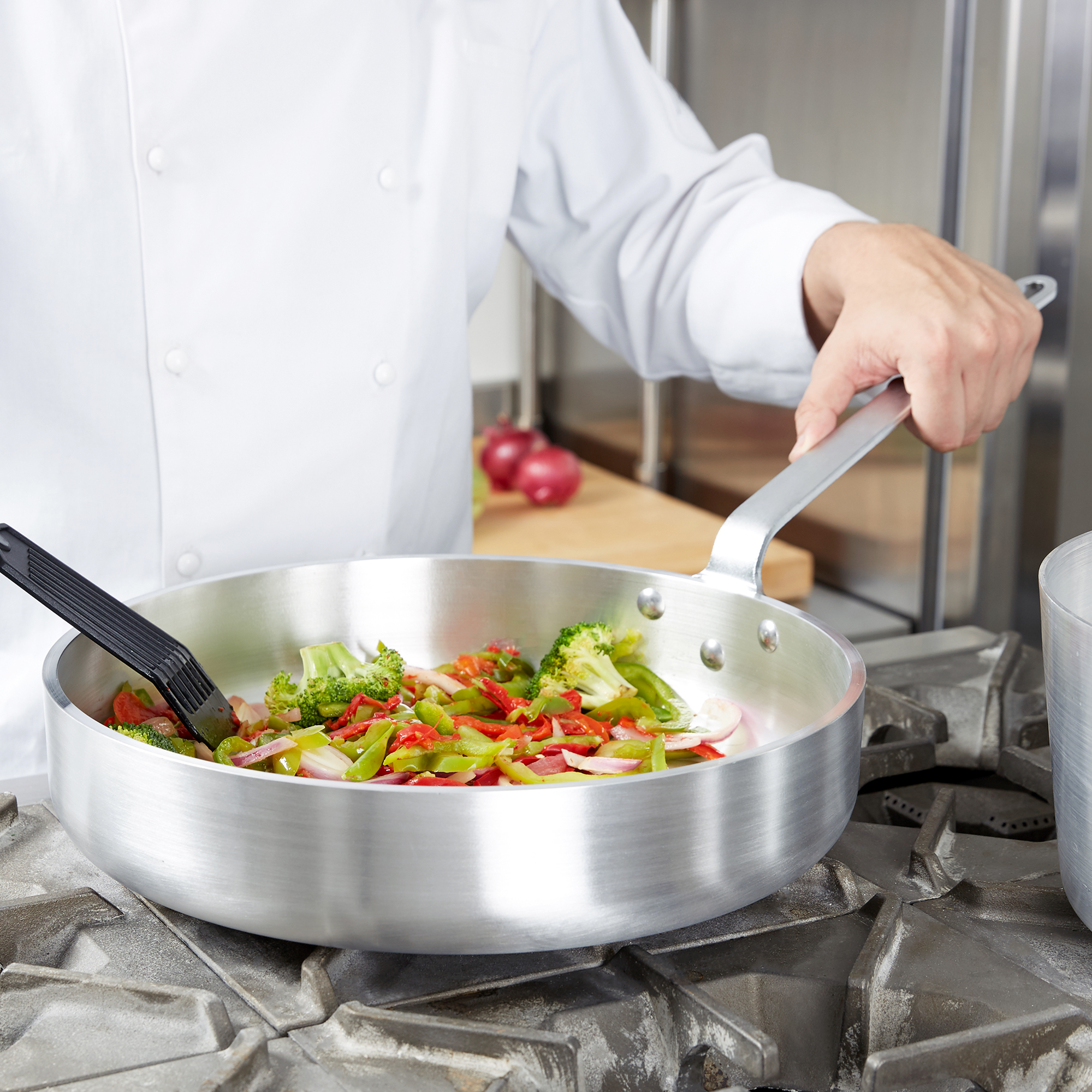 Vollrath, 4074, Saute Pan, 7-1/2 Quart, Aluminum Alloy, Made In USA