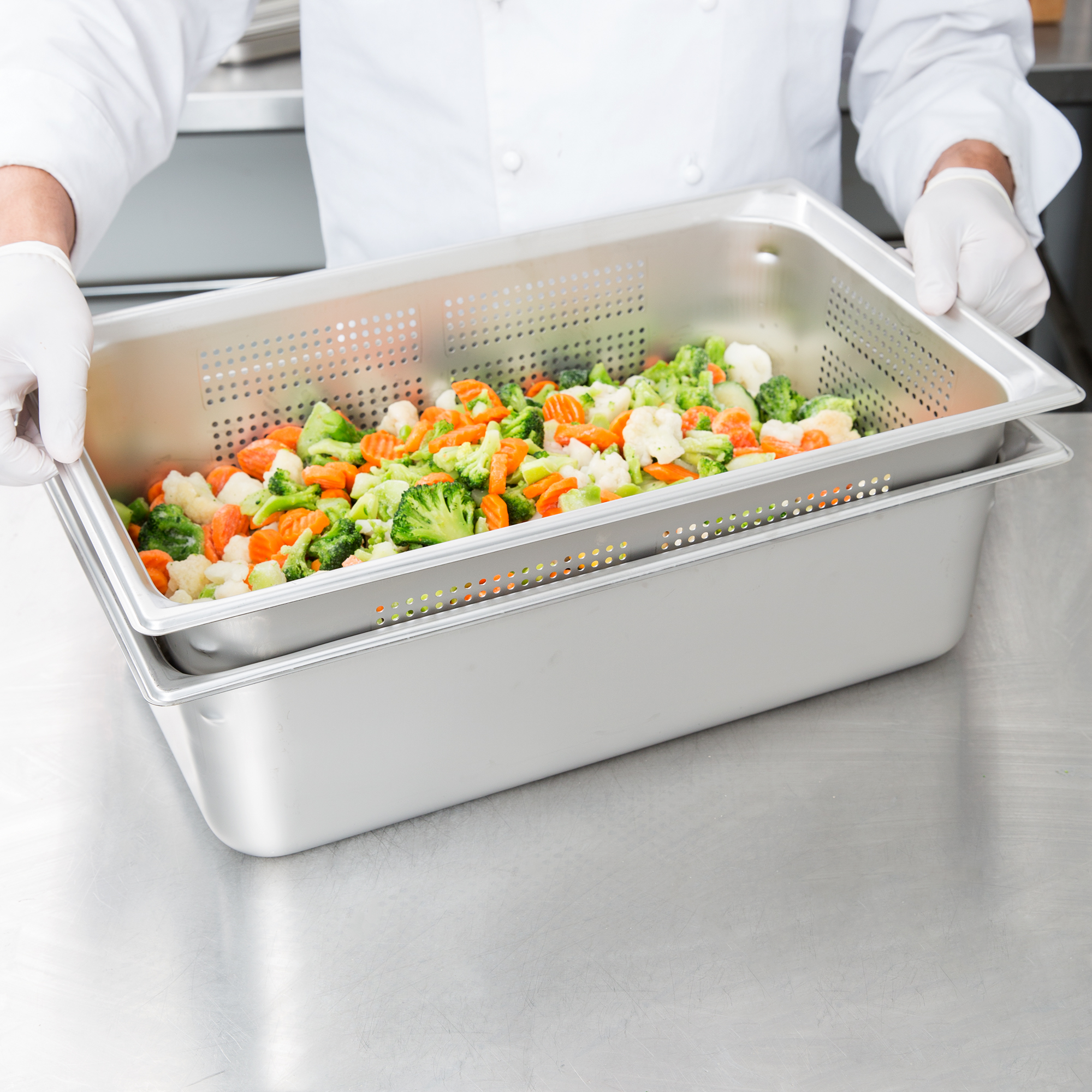 Vollrath, 90062, Steam Table Pan, Stainless Steel, 1/1 Size, Plastic