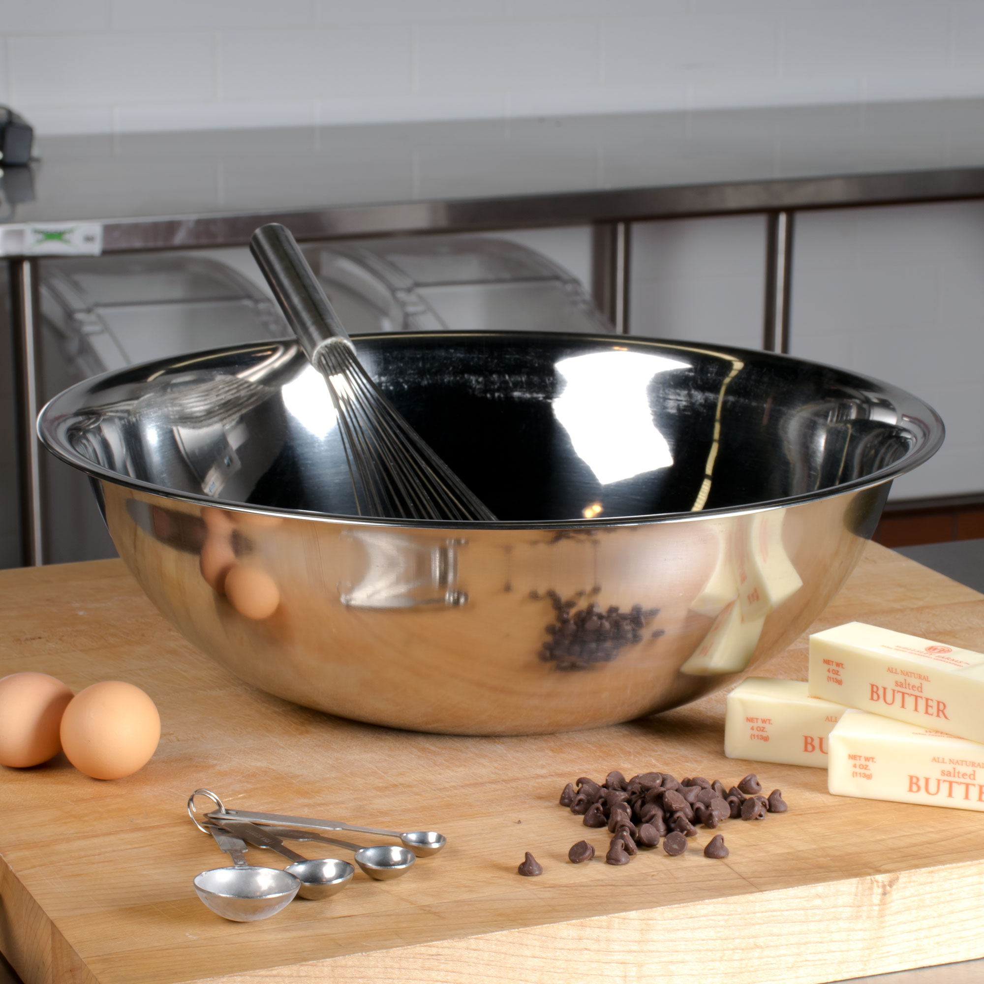 Vollrath, 47946, Mixing Bowl, Metal, 16 Quart, 17.5