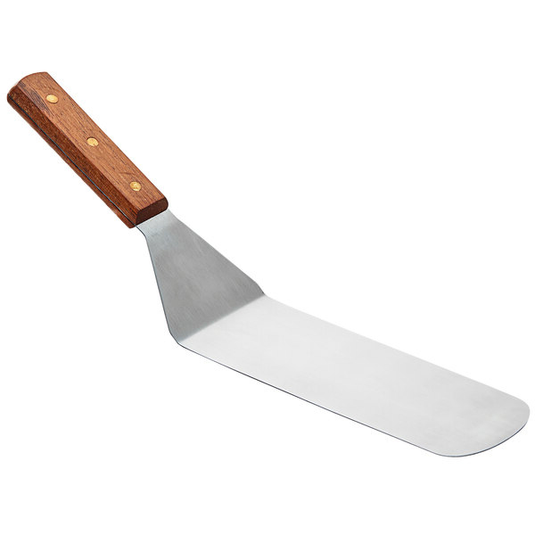 Vollrath, 48081, Turner, Solid, Stainless Steel, Flexible, Wood, Chrome