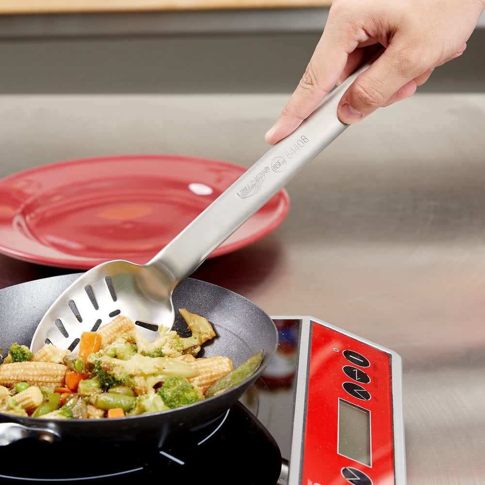 Vollrath, 64408, Serving Spoon, Slotted, Stainless Steel