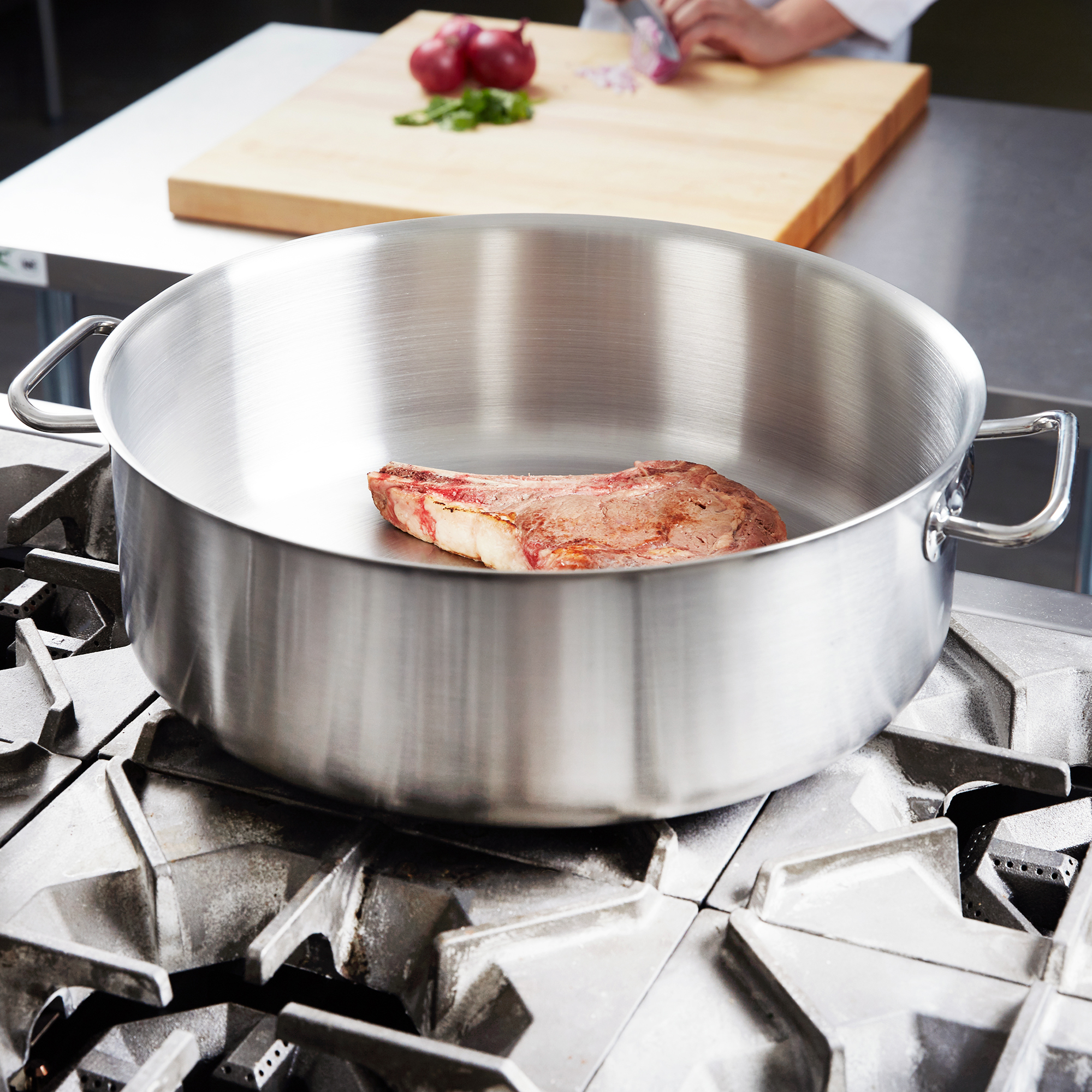 Vollrath, 47761, Brazier Pan, 18 Quart, Aluminum, Solid