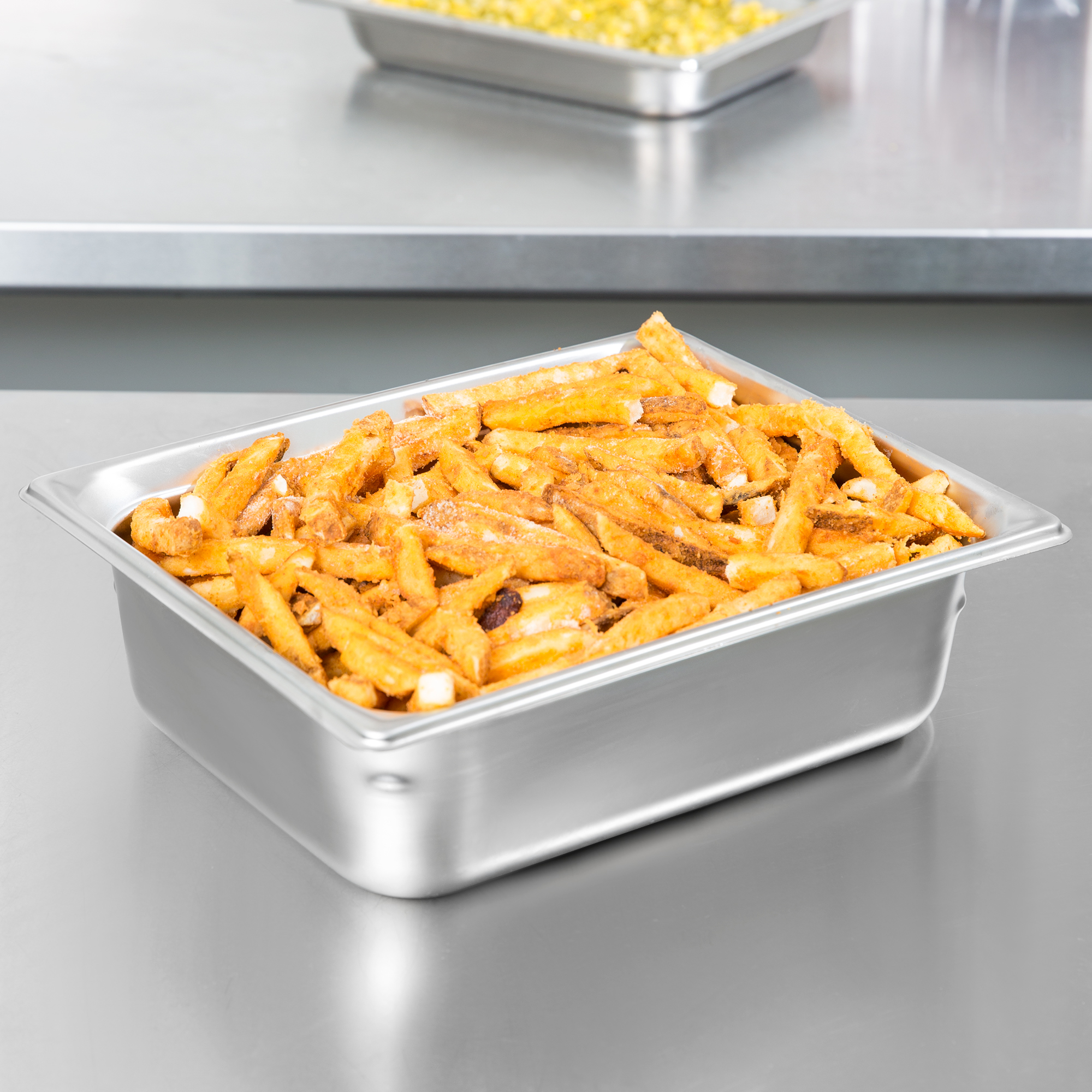 Vollrath, 90242, Steam Table Pan, Stainless Steel, 1/2 Size, Plastic