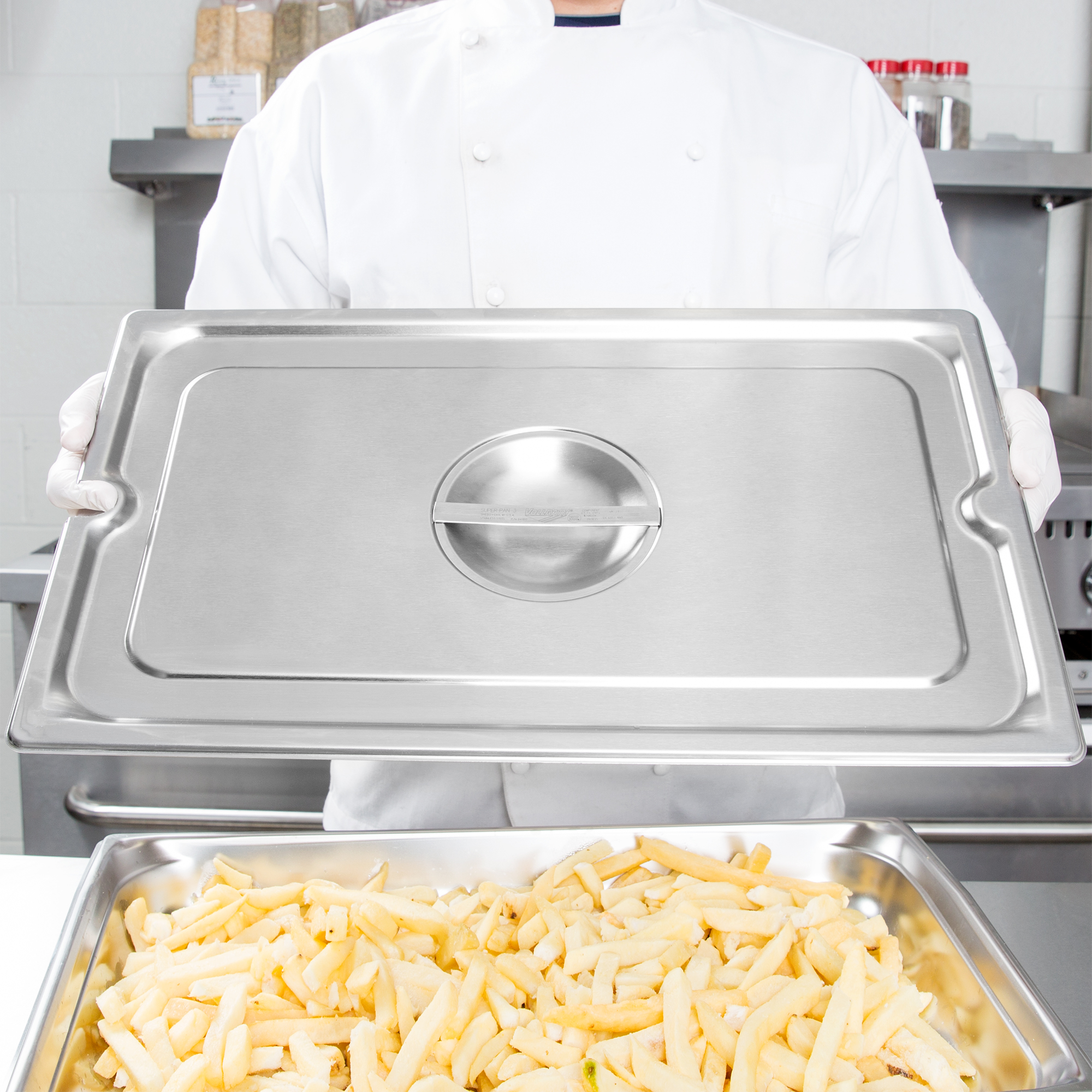 Vollrath, 94100, Steam Table Pan Cover, Stainless Steel