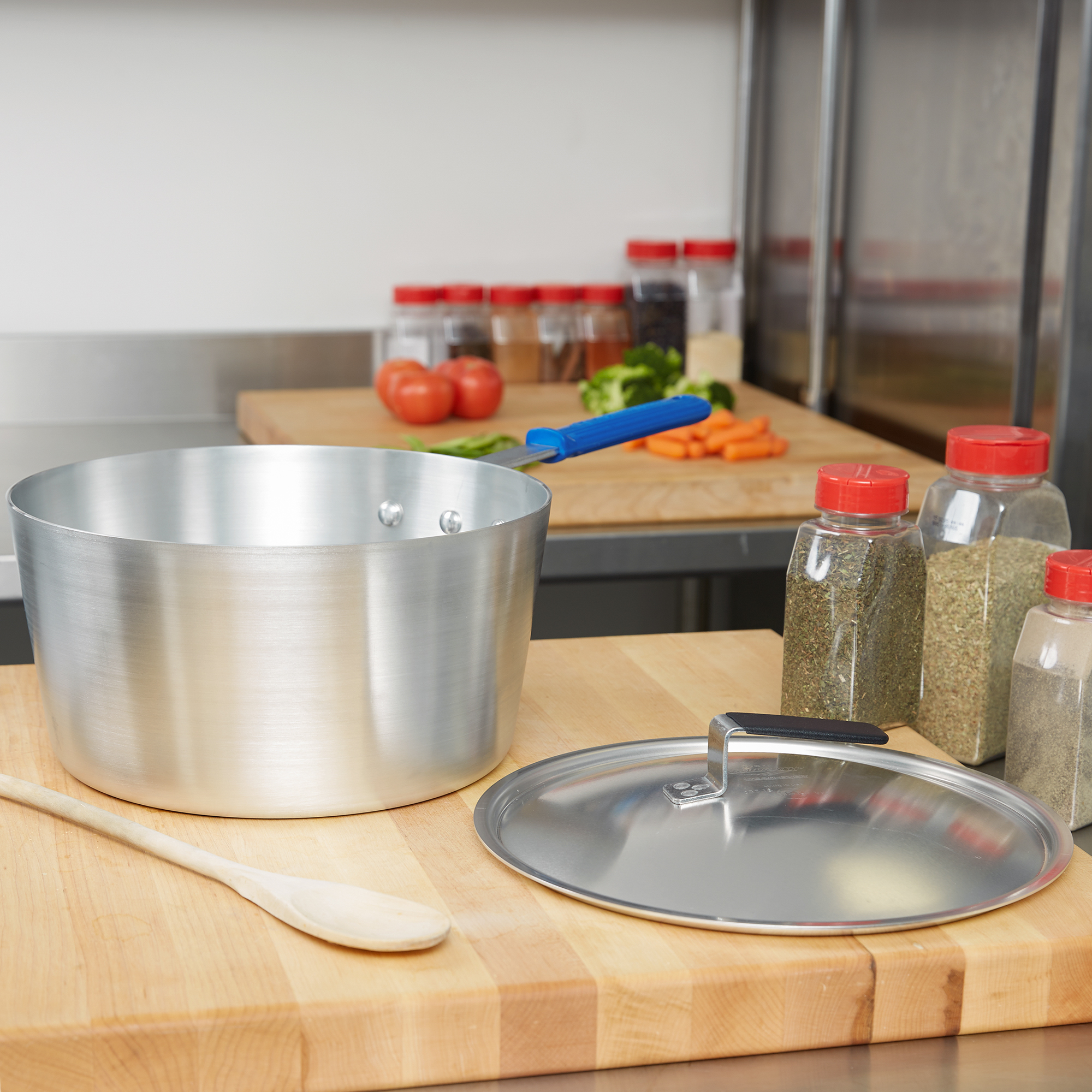 Vollrath, 4350, Sauce Pan, 10 Quart, Aluminum Alloy, Tapered