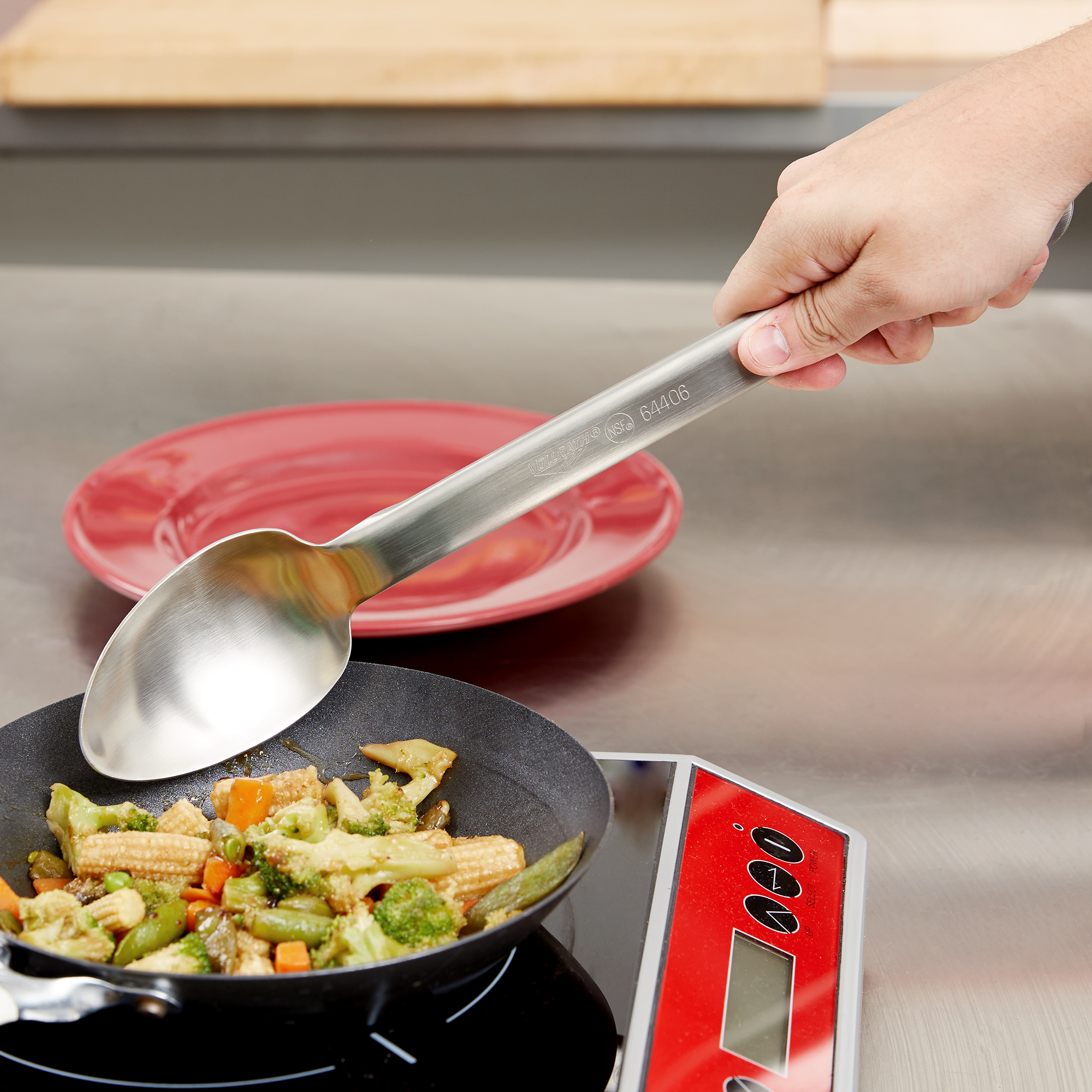 Vollrath, 64406, Serving Spoon, Solid, Stainless Steel