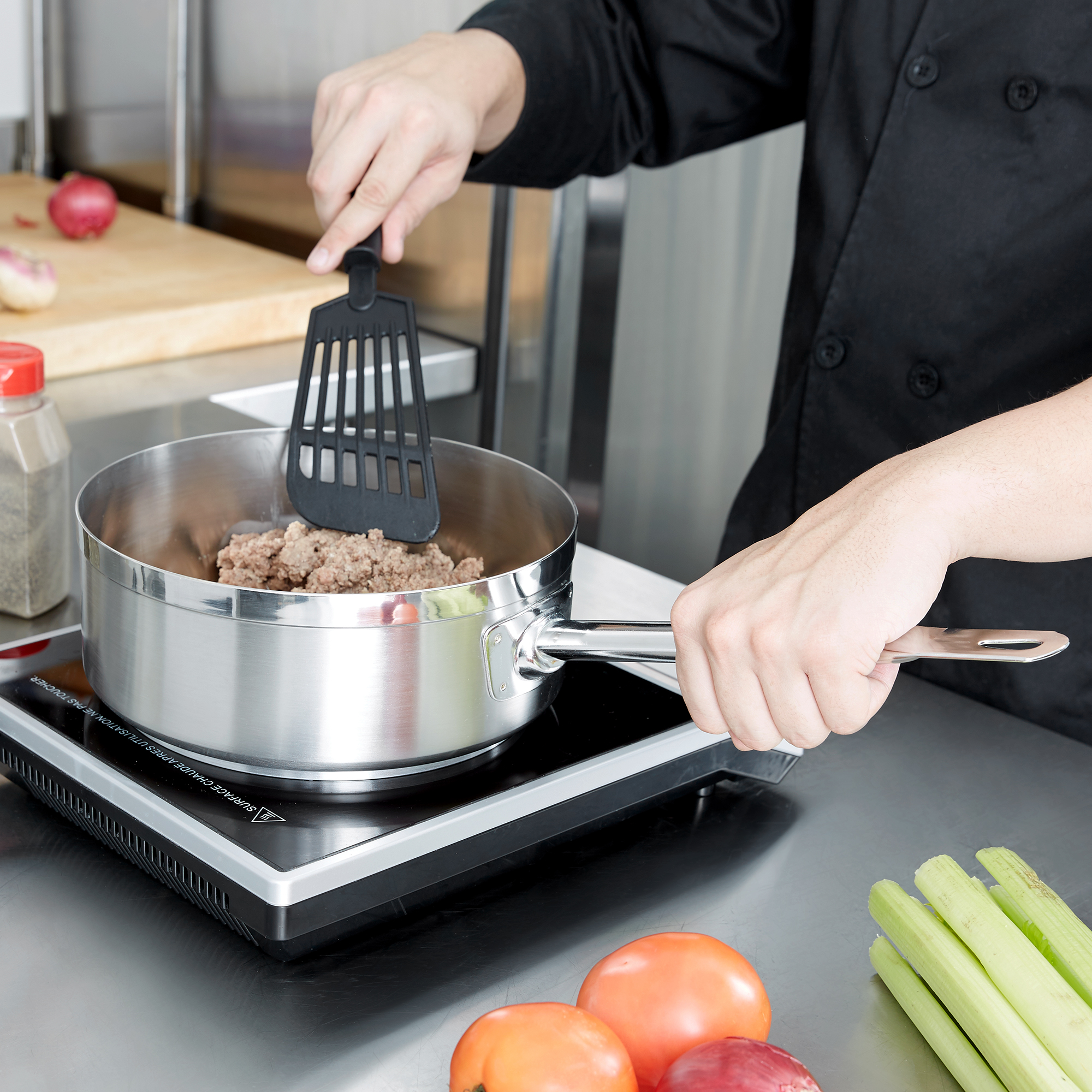 Vollrath, 3153, Saute Pan, 4-1/4 Quart, Aluminum