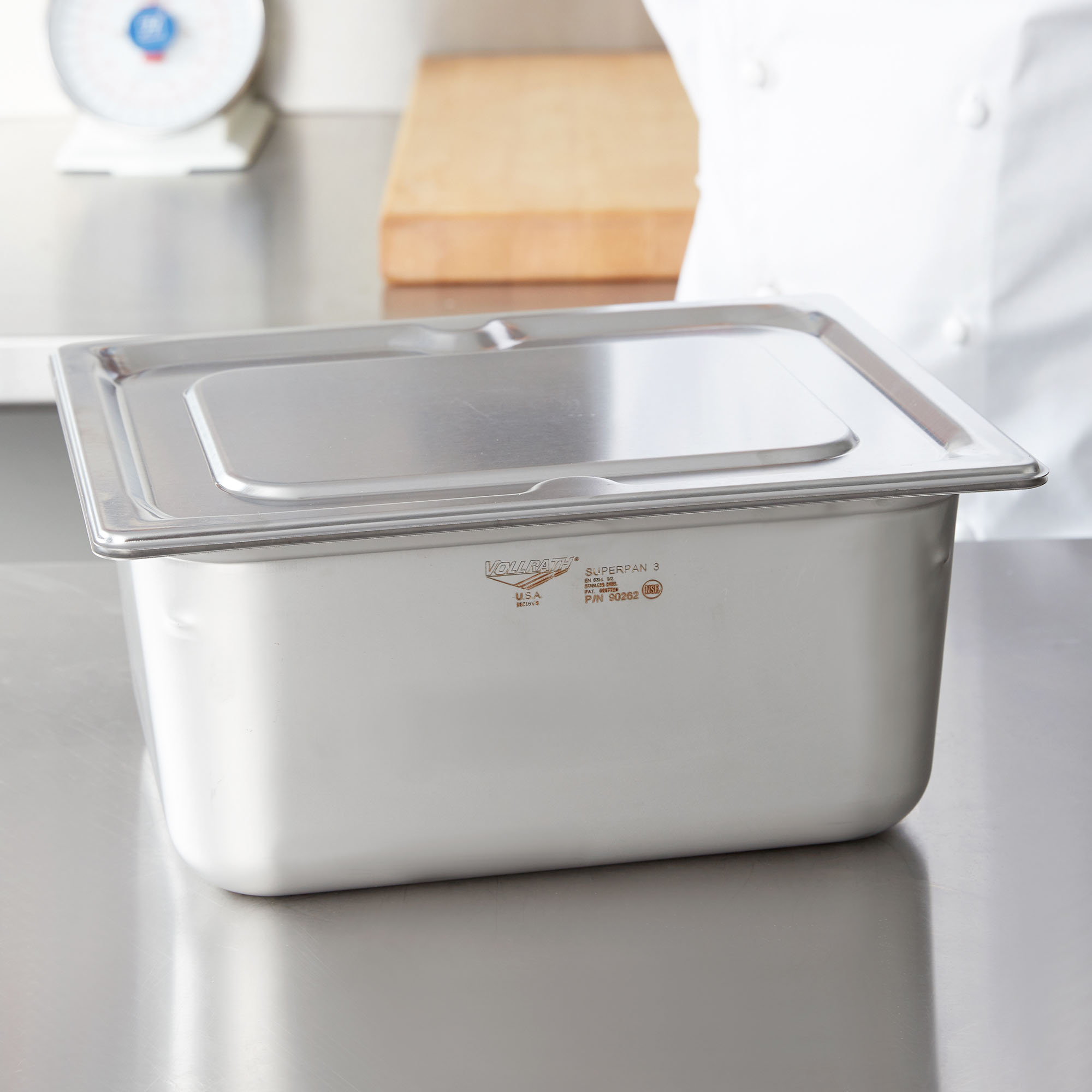 Vollrath, 95200, Steam Table Pan Cover, Stainless Steel