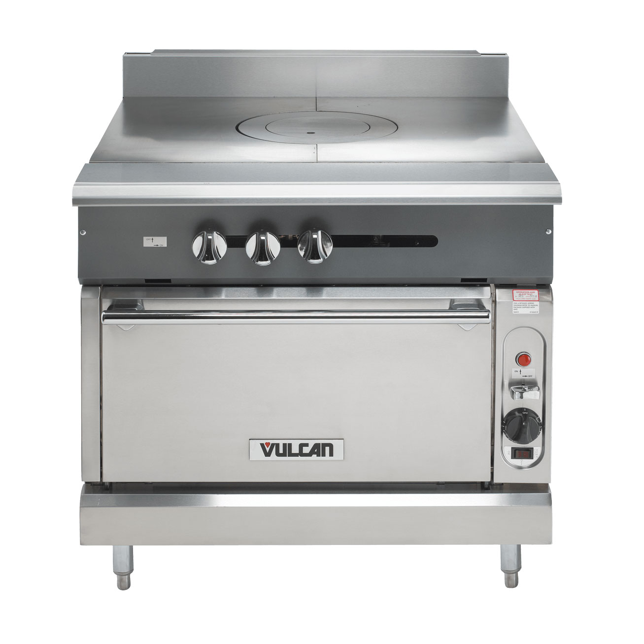 Vulcan, V2P36, Range, 36" Heavy Duty, Gas